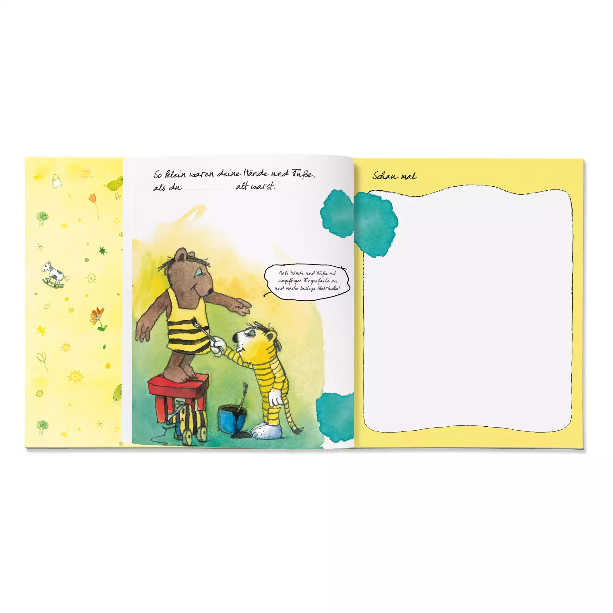 Babyalben, arsEdition, Gelb – Produktansicht