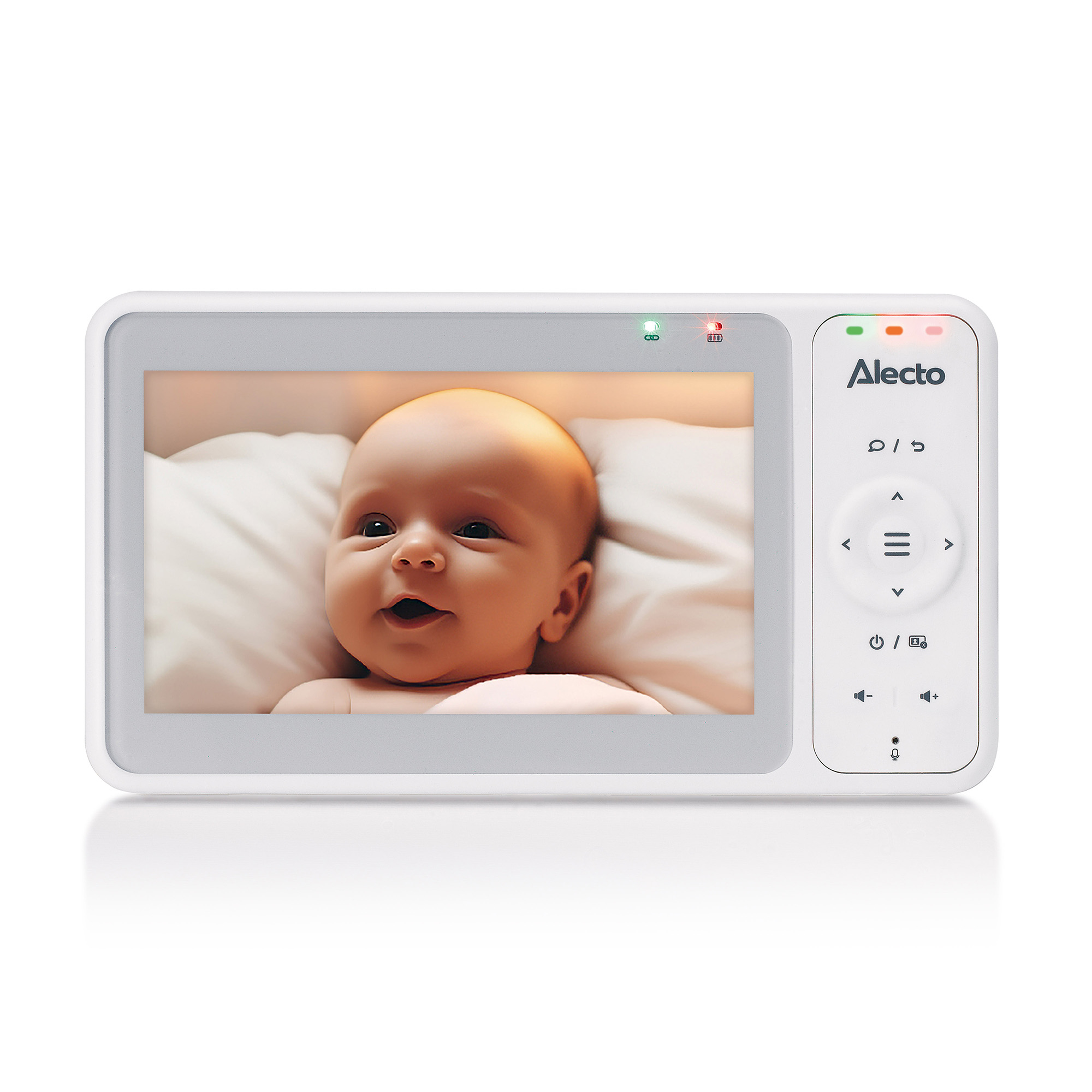 Video Babyphone, Alecto baby, Weiß – Produktansicht