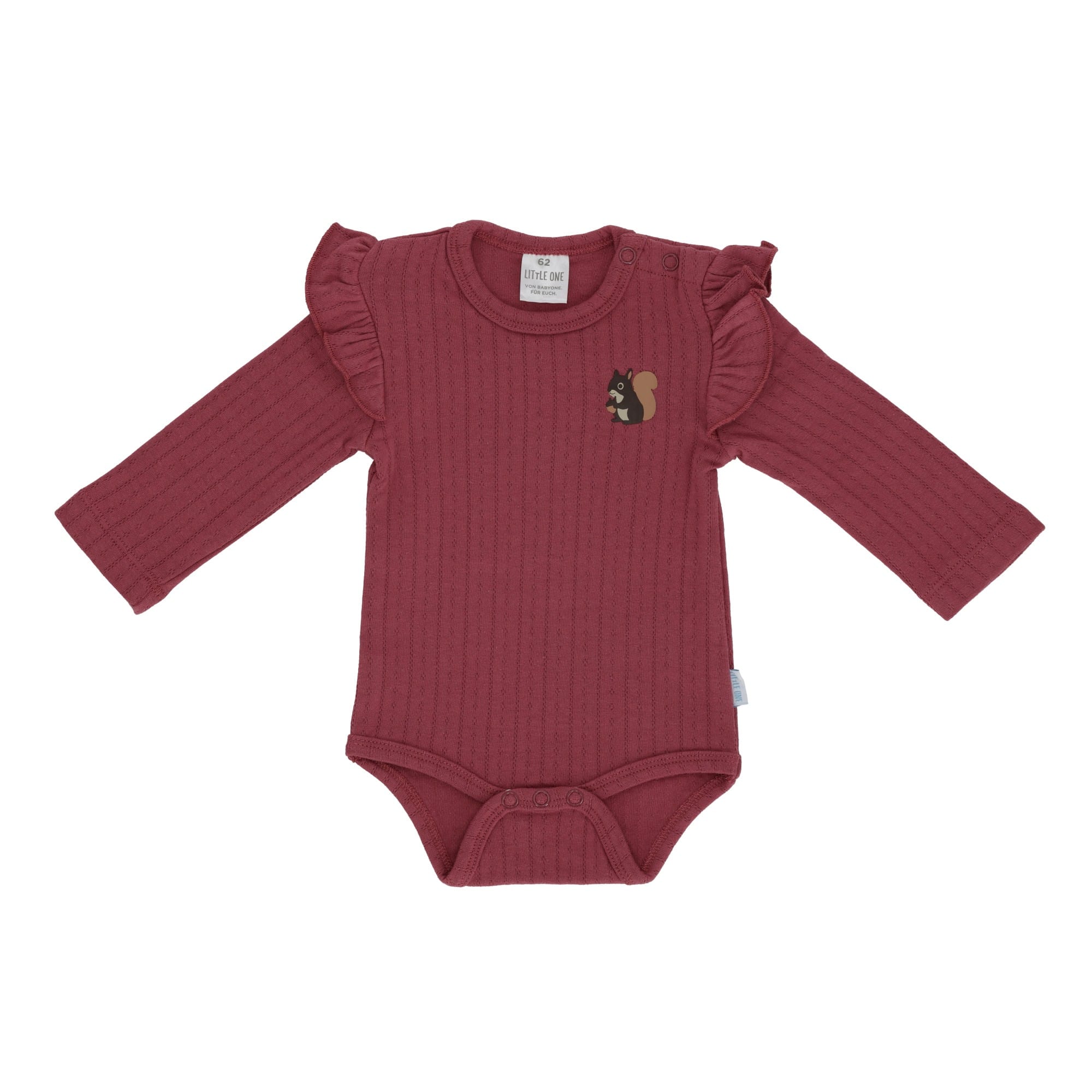 Langarmbodys, LITTLE ONE, Rot – Produktansicht