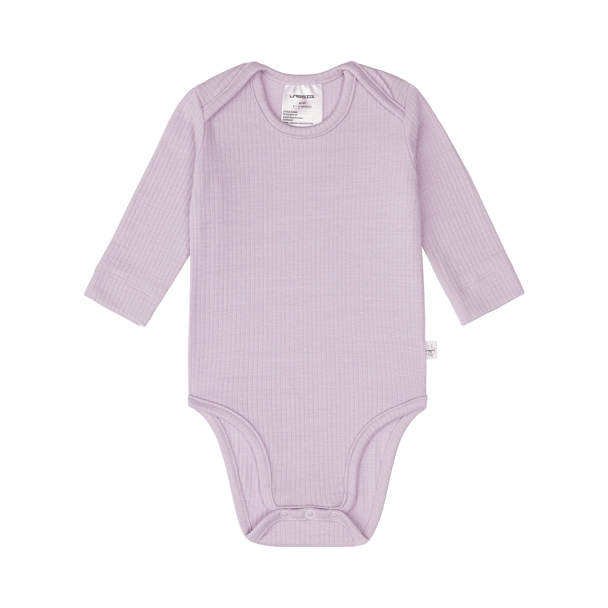 Langarmbodys, LÄSSIG, Lila – Besonderheit: aus TENCEL™ Lyocell