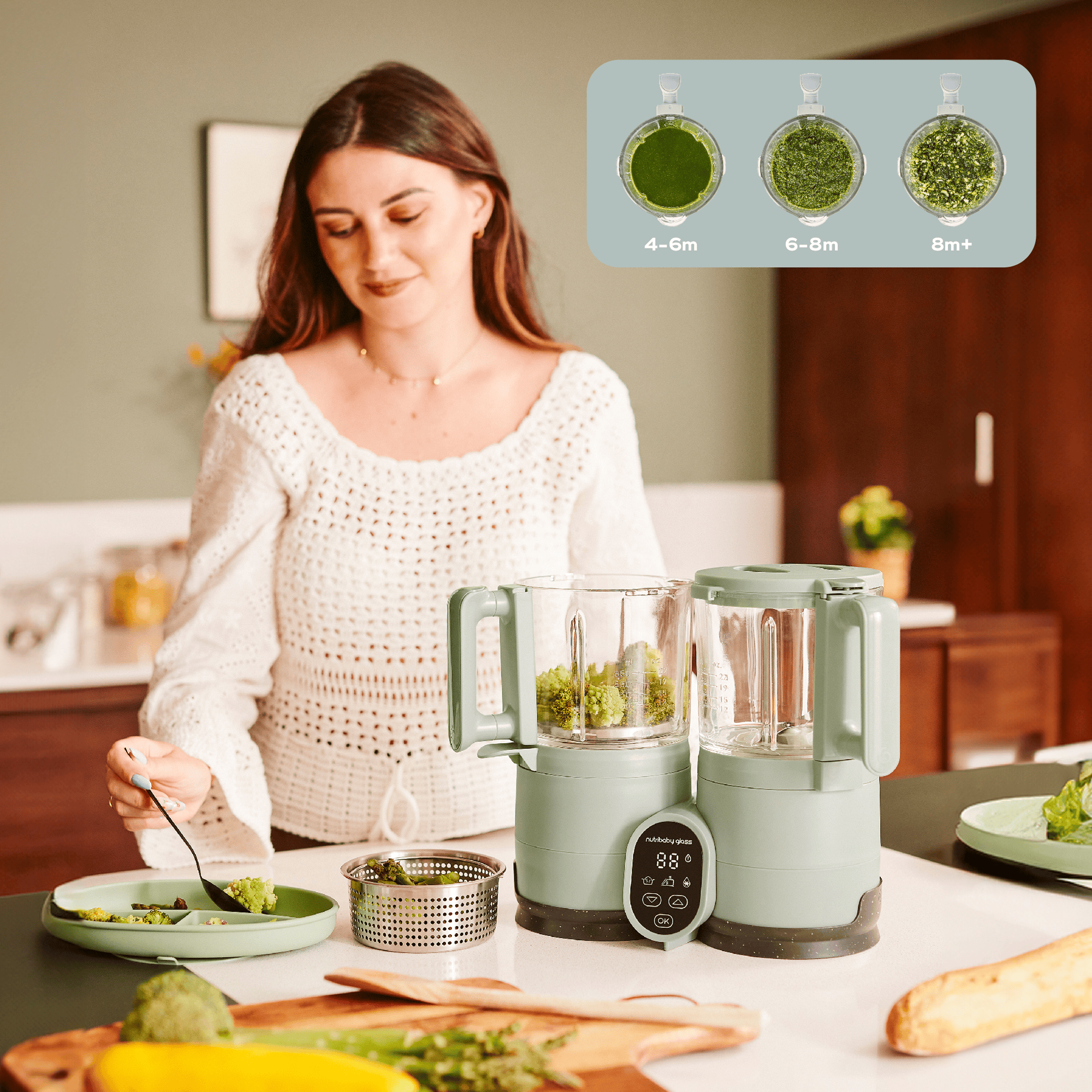 Babykostwärmer, babymoov, Grün – Produktansicht