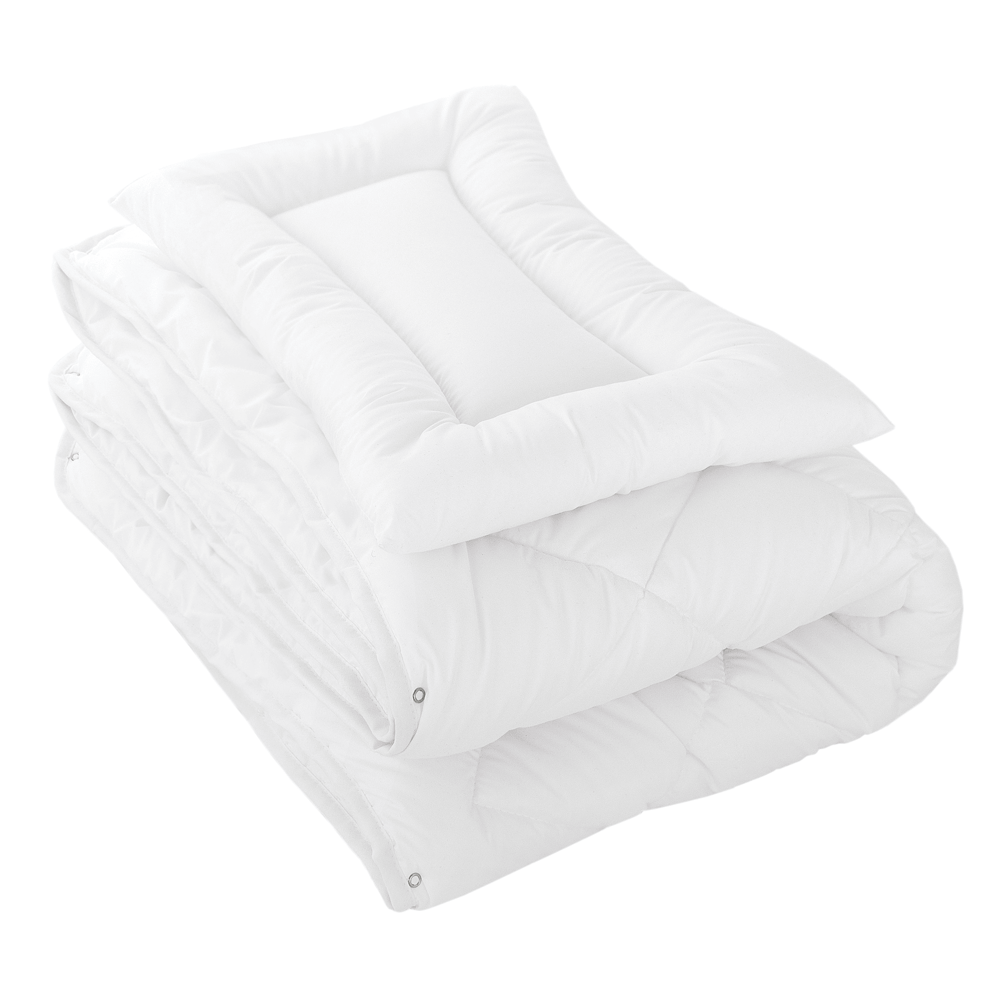 Bettdecken & Kissen, hartmann, Weiß – Besonderheit: Set aus zwei Bettdecken und einem Kopfkissen