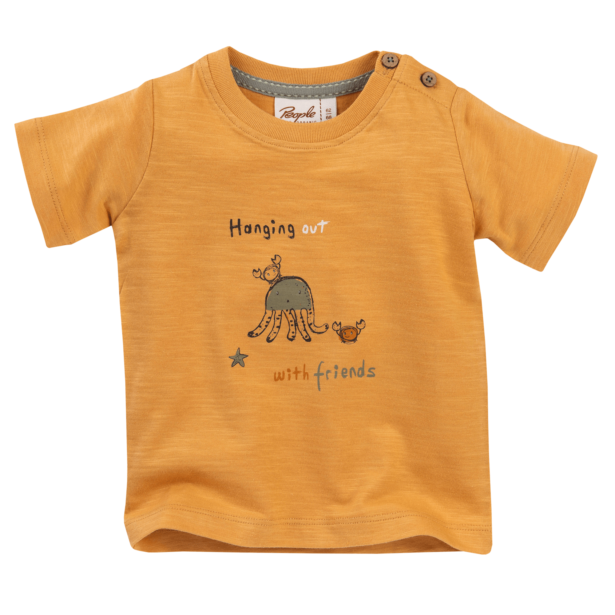 Kurzarmshirts, People Wear Organic - o – Produktansicht