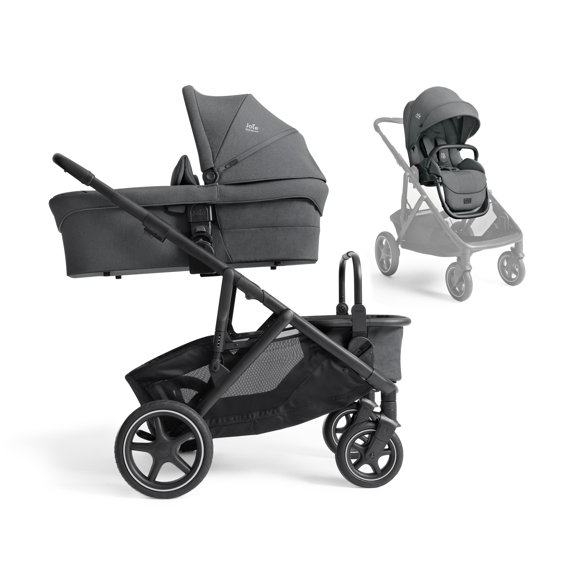 Kombi-Kinderwagen, Joie signature, Braun – Produktansicht