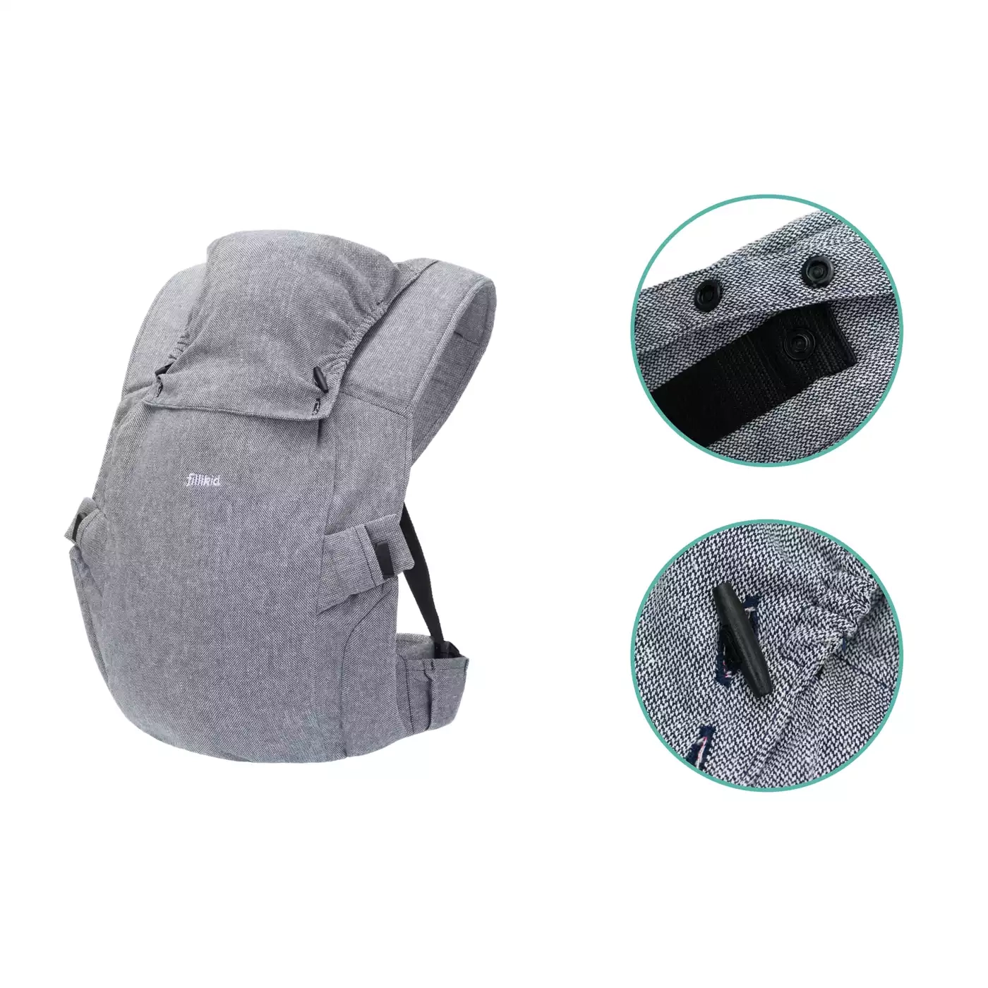 Babytragen, fillikid, Blau – Produktansicht