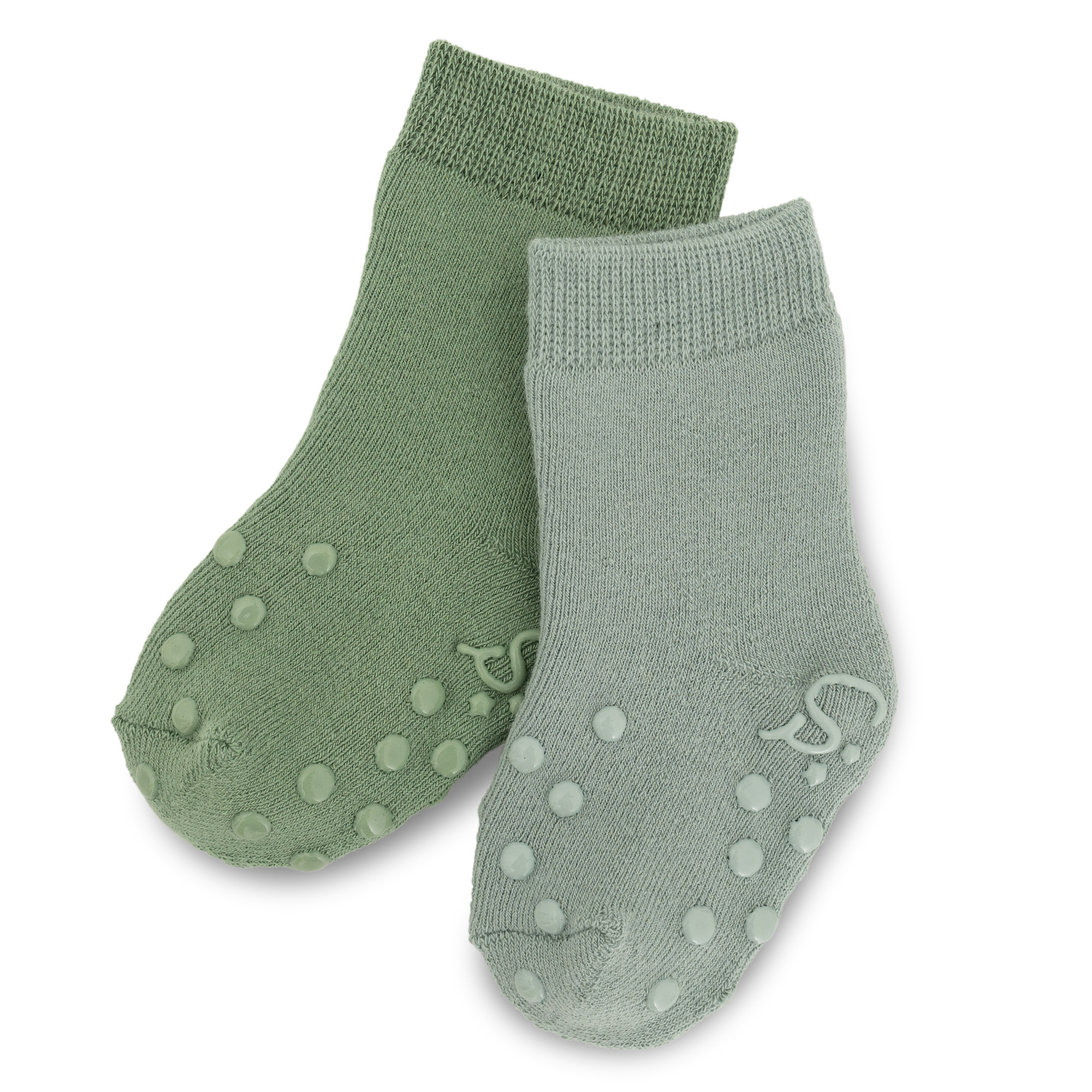Socken & Strumpfhosen, Sterntaler, Grün – Besonderheit: Anti-Rutsch-Noppen auf Spann und Sohle