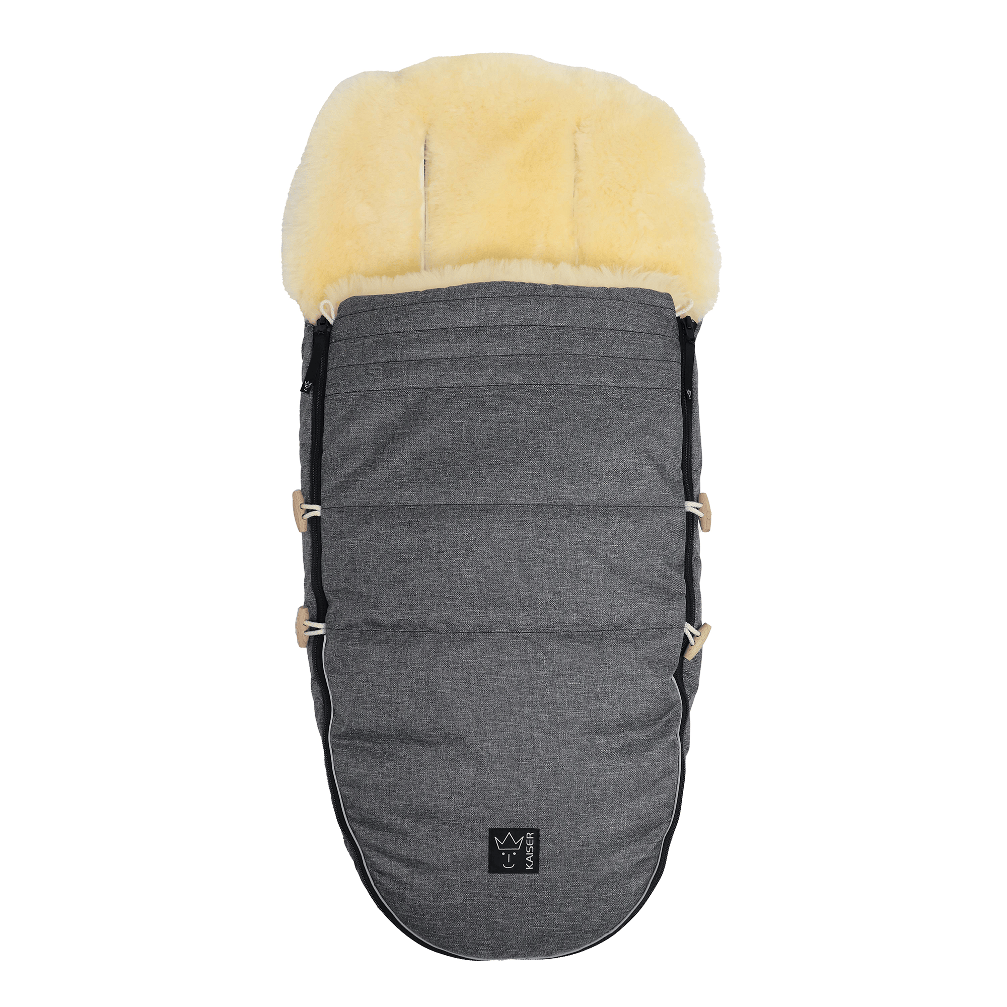 Produkte, KAISER, Grau – Besonderheit: Innen aus 100% echtem Lammfell