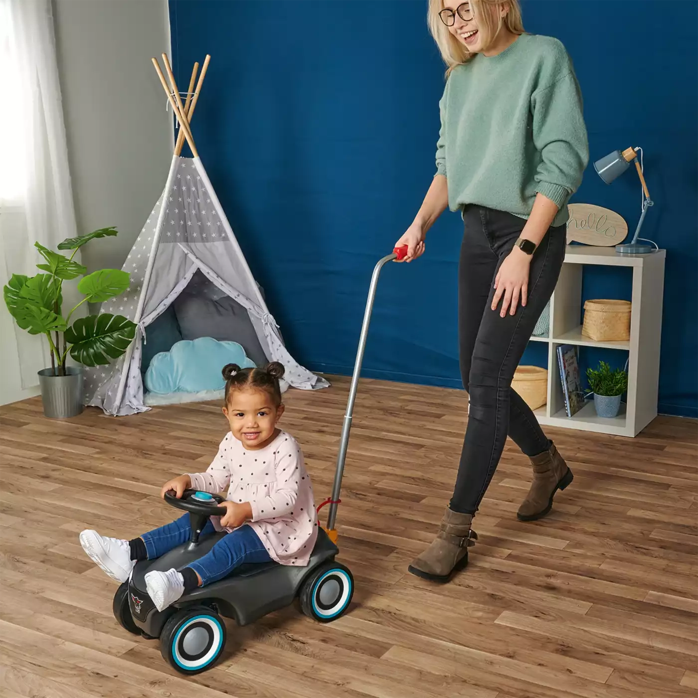 Bobby Car & Zubehör, BIG, Grau – Besonderheit: zum Einhaken