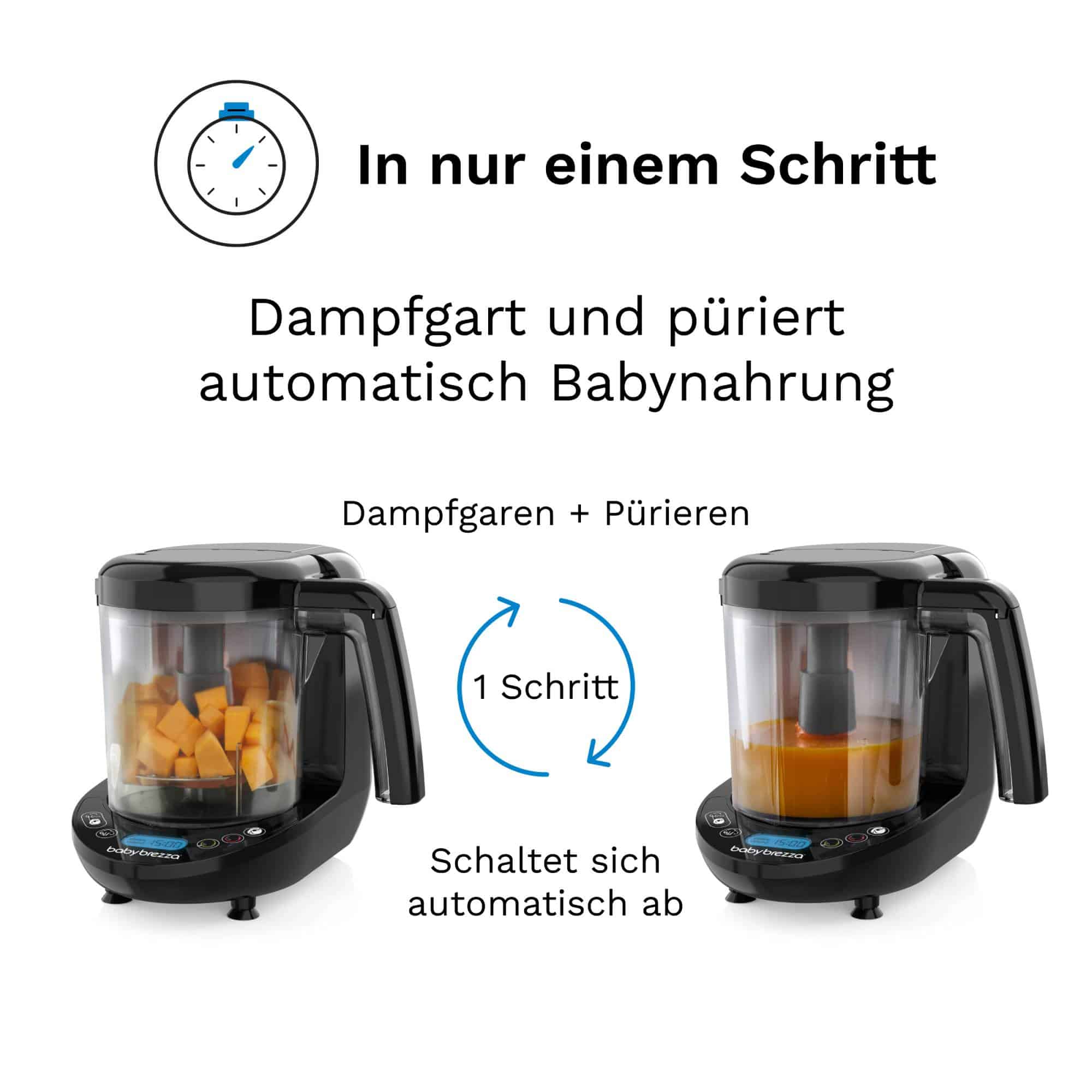 Babykostwärmer, babybrezza, Schwarz – Produktansicht