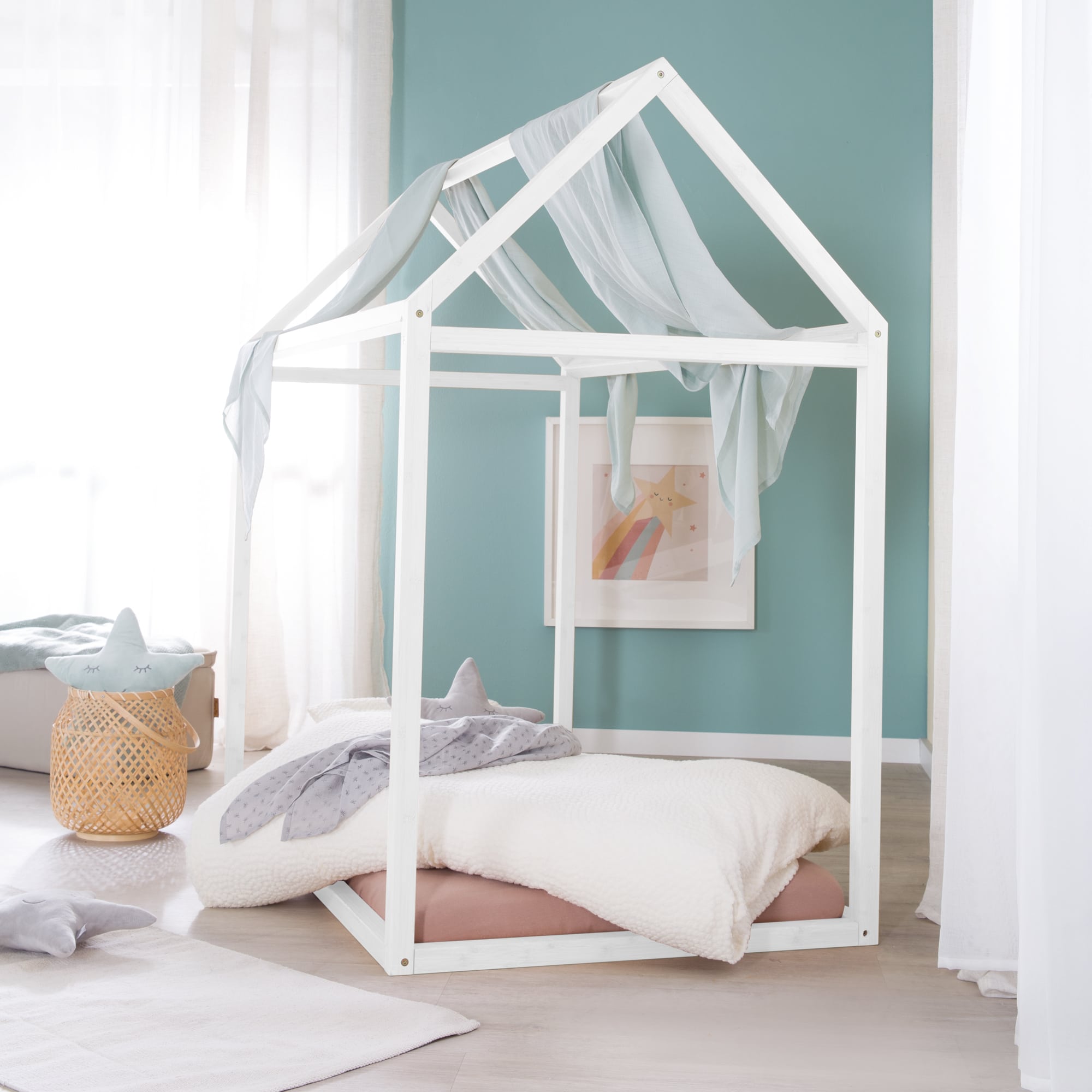 Hausbett, roba, Weiß – Produktansicht