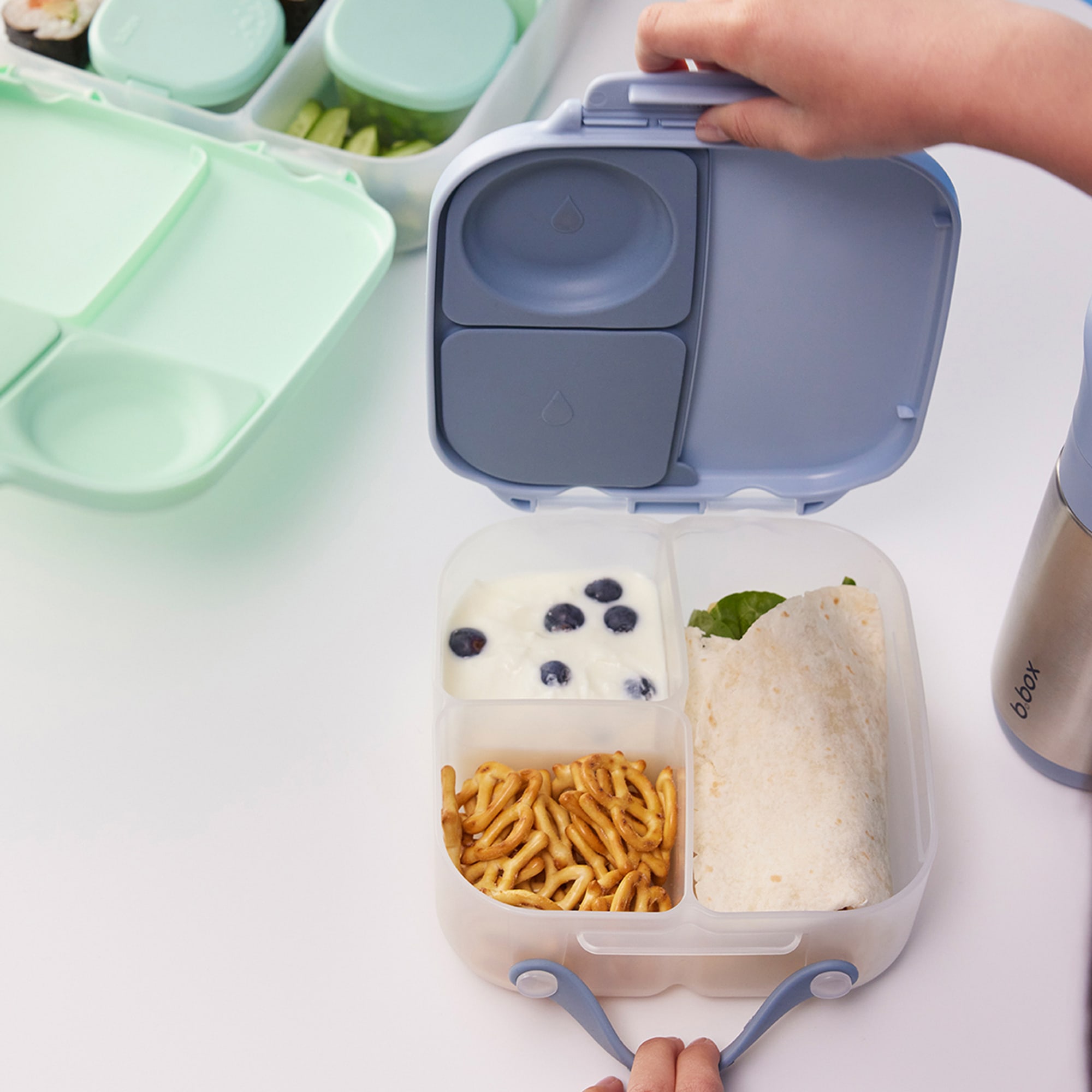 Brotdosen & Snackboxen, B.box, Blau – Produktansicht