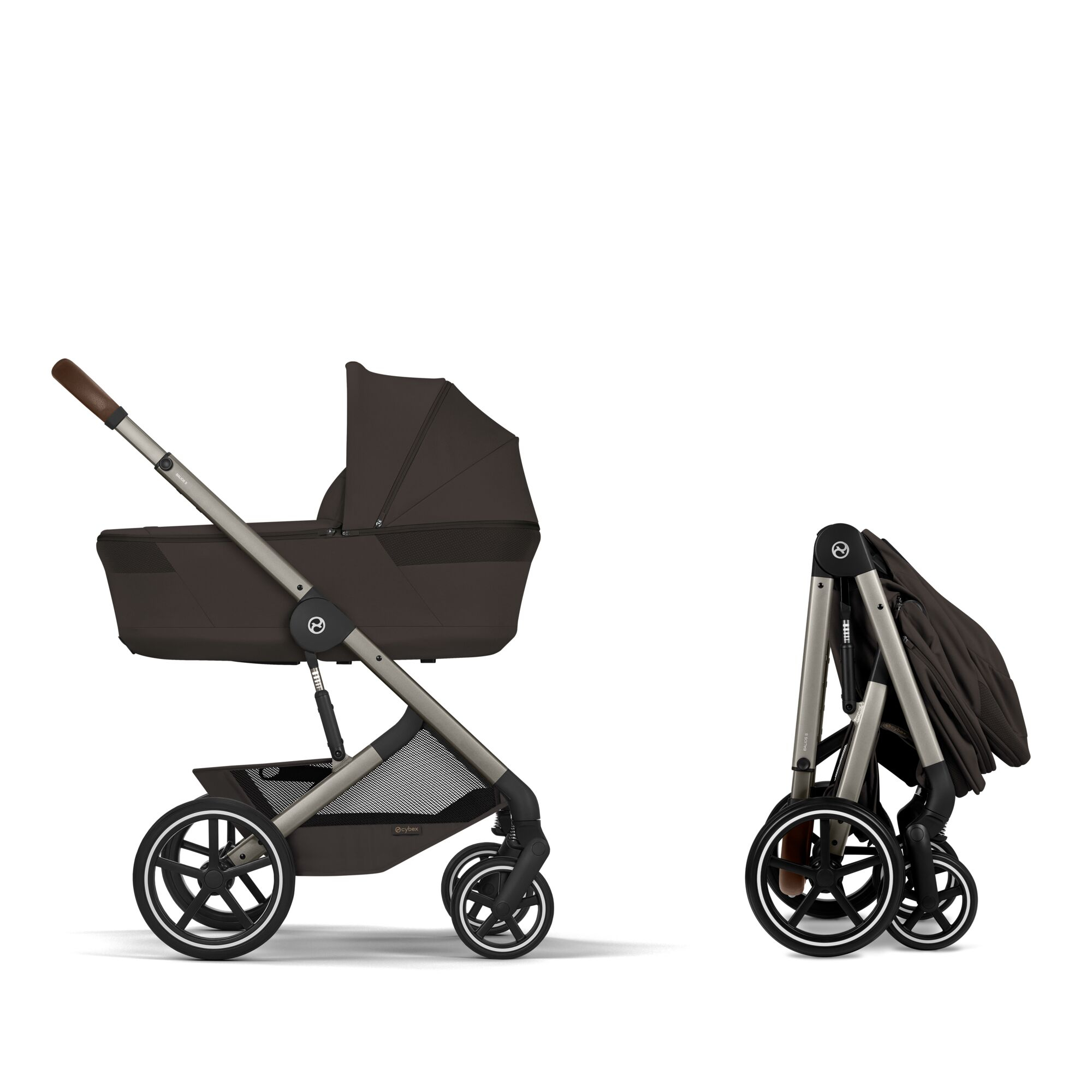 Kombi-Kinderwagen, cybex, Braun – Produktansicht