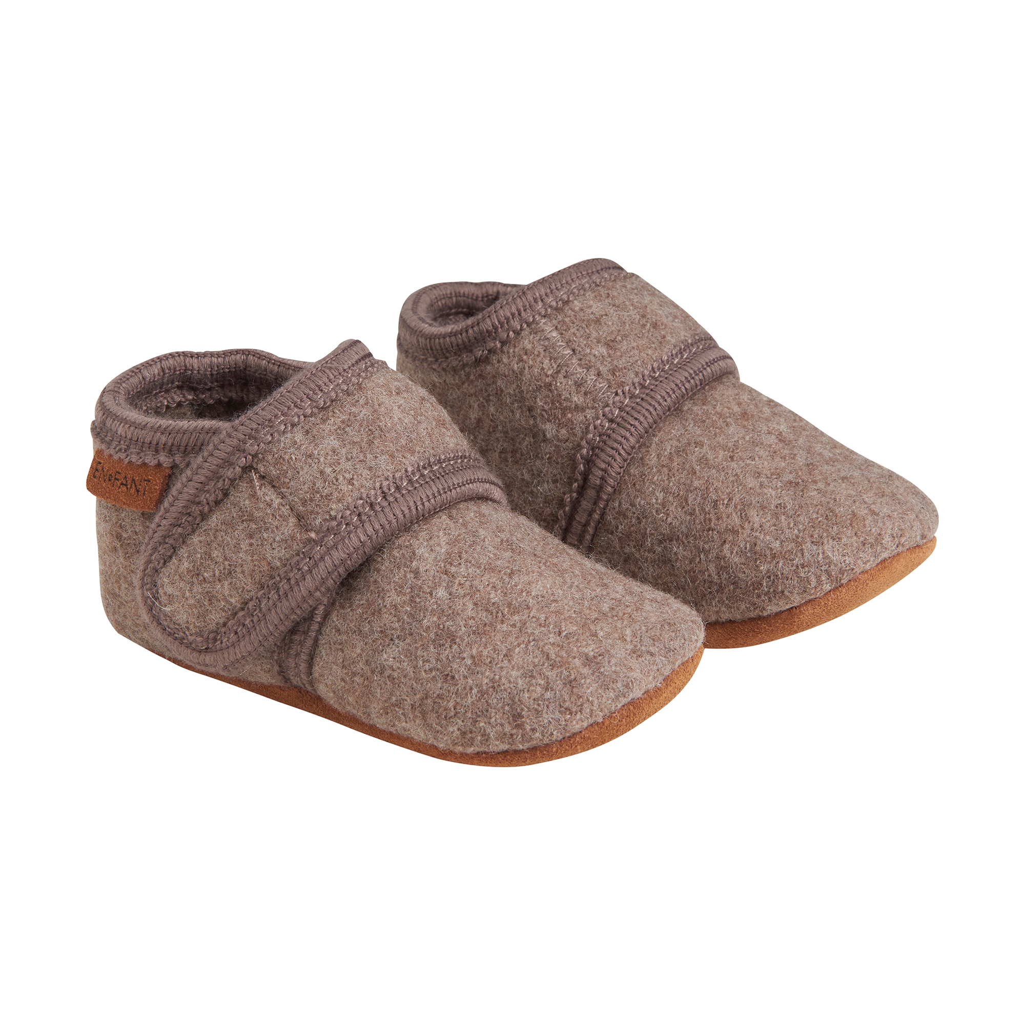 Hausschuhe, EN FANT, Beige – Besonderheit: aus 100% Wolle