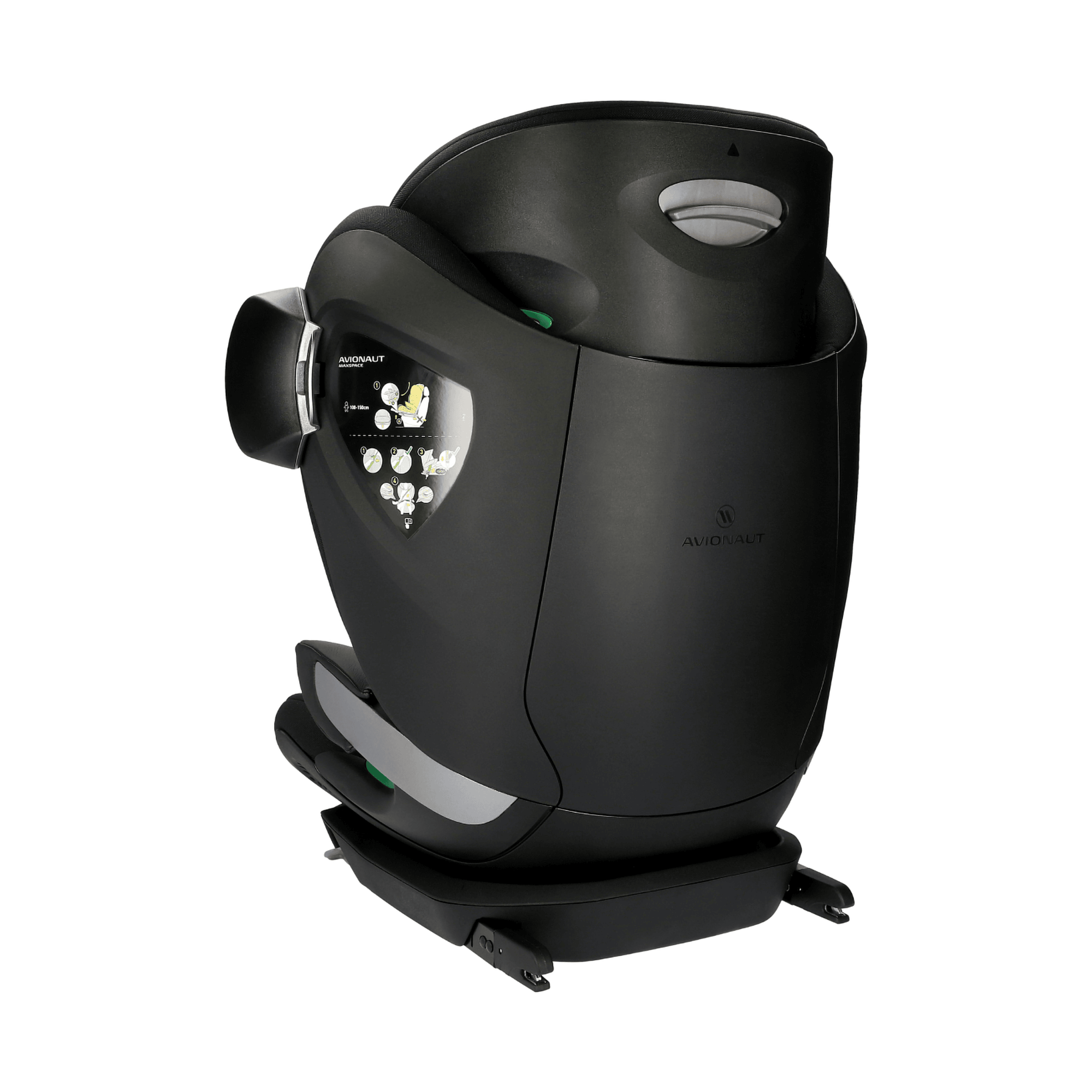 Kindersitze 15-36 kg, Gruppe 2/3, AVIONAUT, Schwarz – Produktansicht