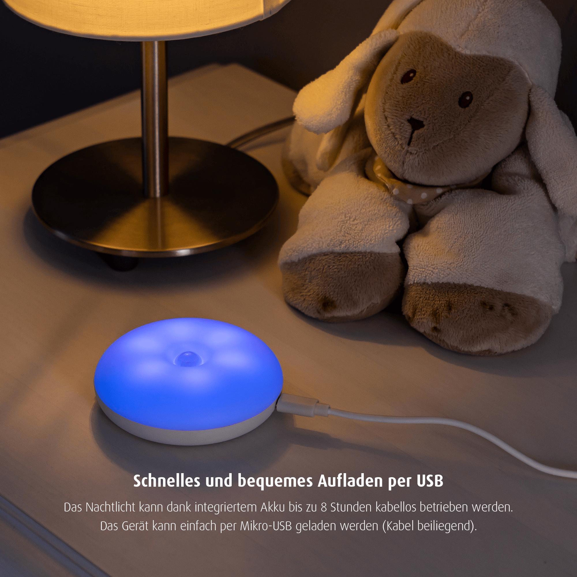 Nachtlichter, reer, Weiß – Produktansicht