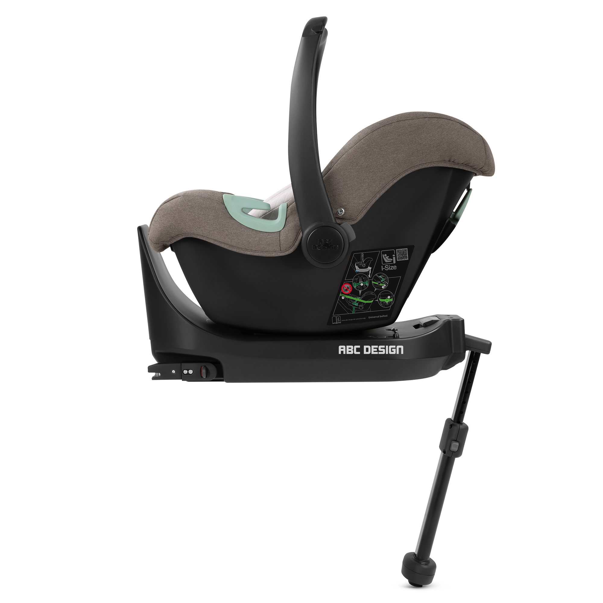 Isofix Stationen, ABC DESIGN, Schwarz – Produktansicht