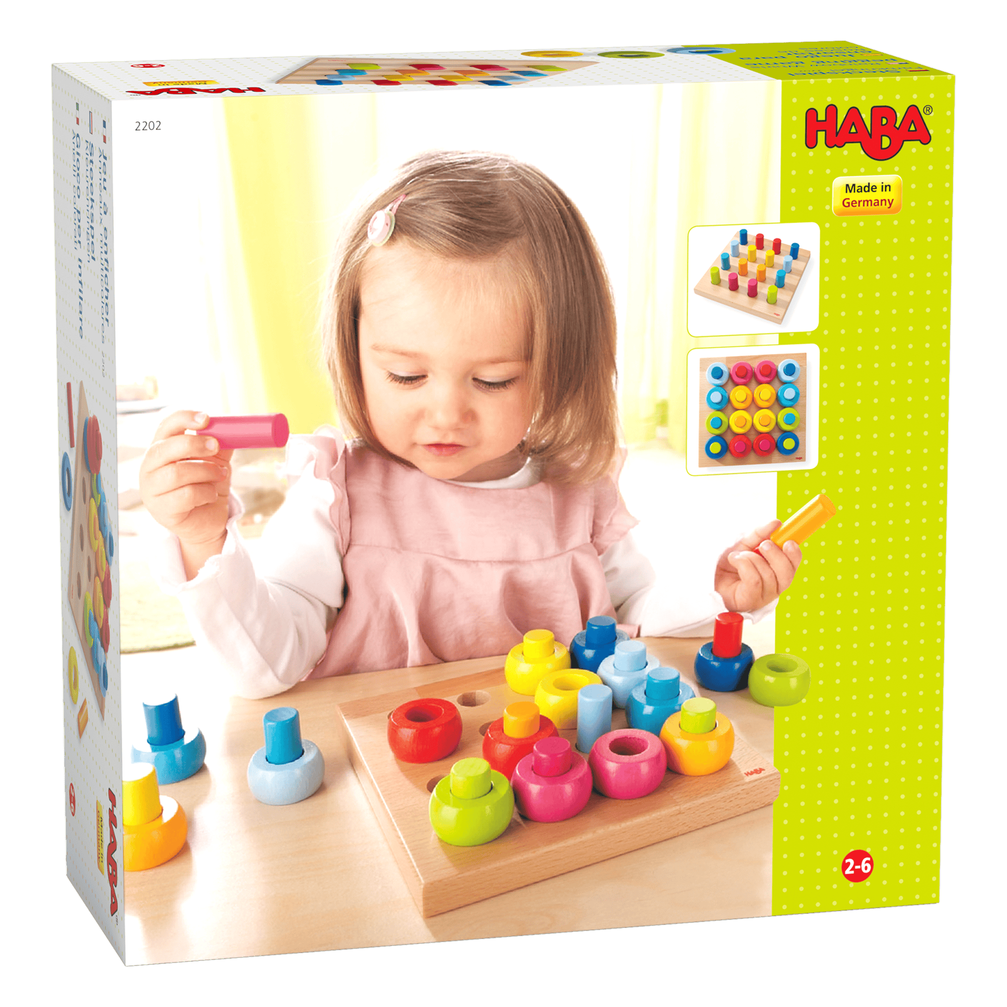 Steckspielzeug, HABA, Mehrfarbig – Produktansicht