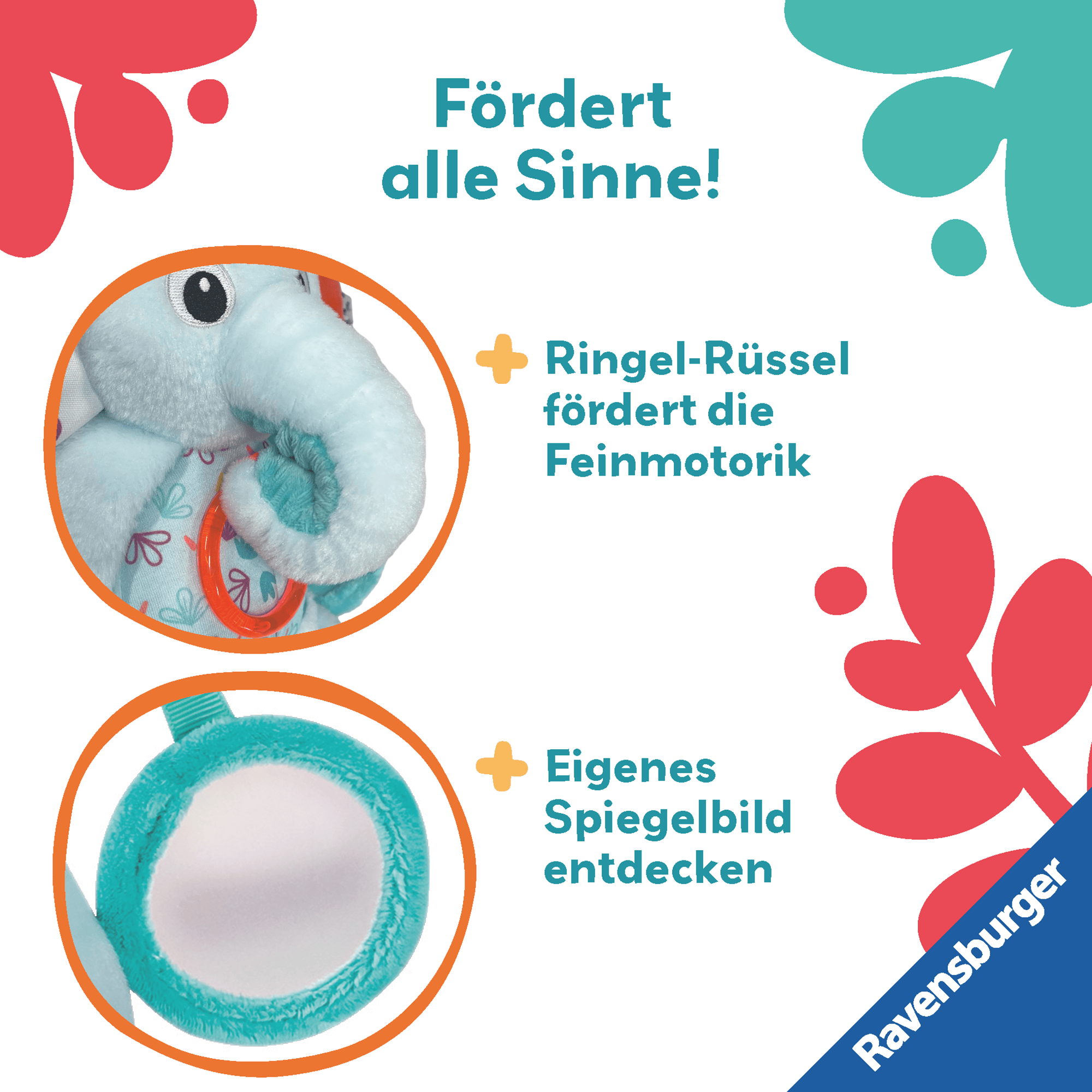 Rasseln & Greiflinge, Ravensburger, Blau – Produktansicht