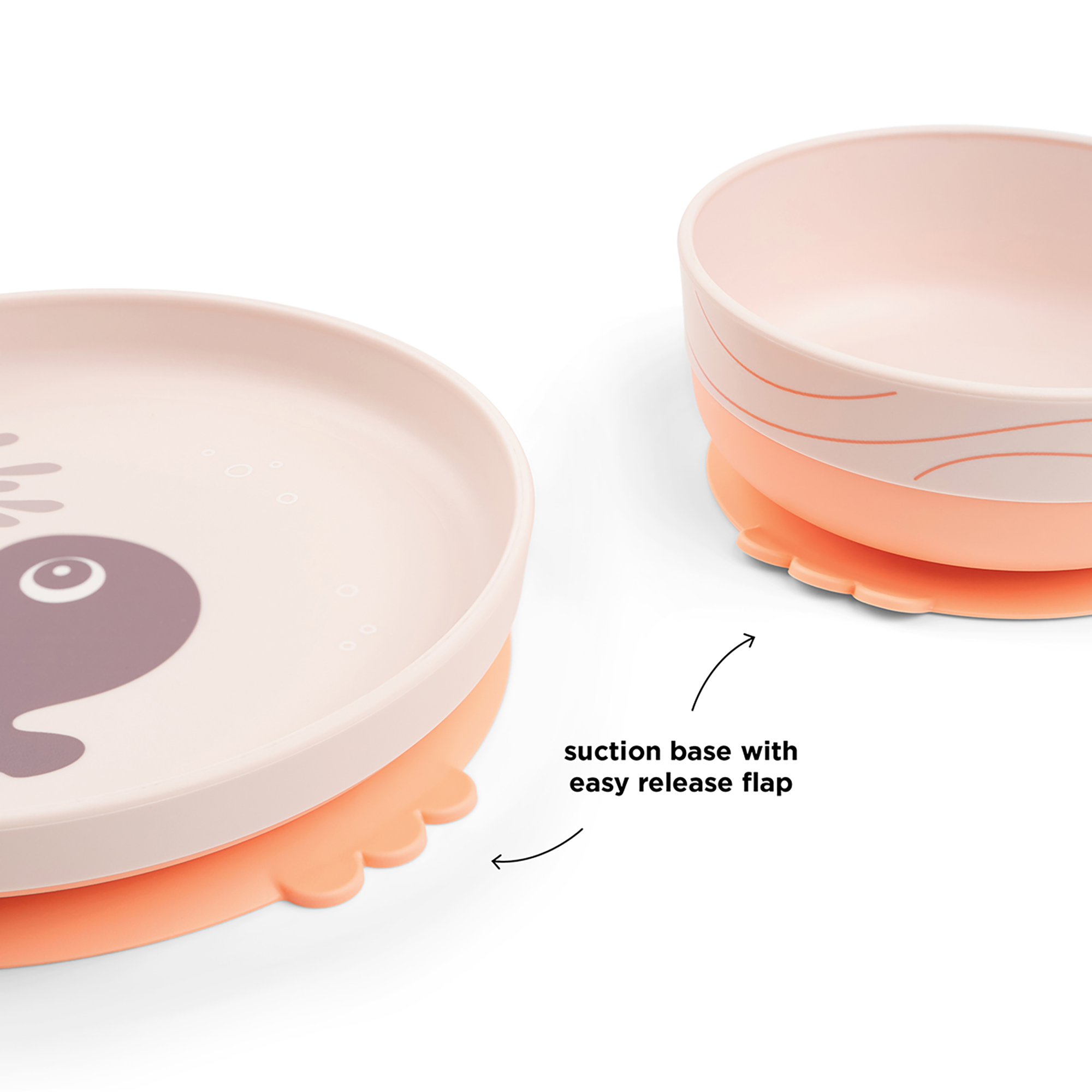 Kinderteller, done by deer, Pink – Produktansicht