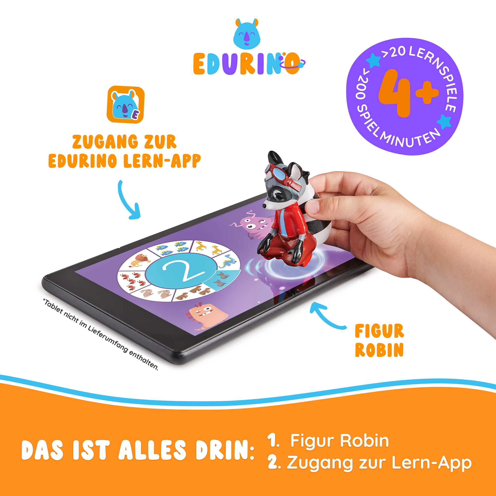 Spielfiguren, EDURINO, Mehrfarbig – Produktansicht