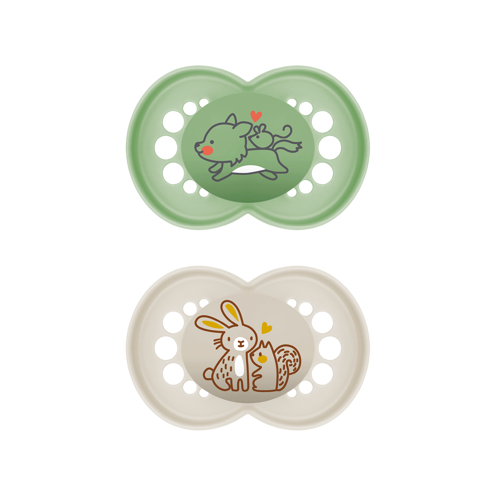 Schnuller, MAM, Grün – Besonderheit: 2er Set