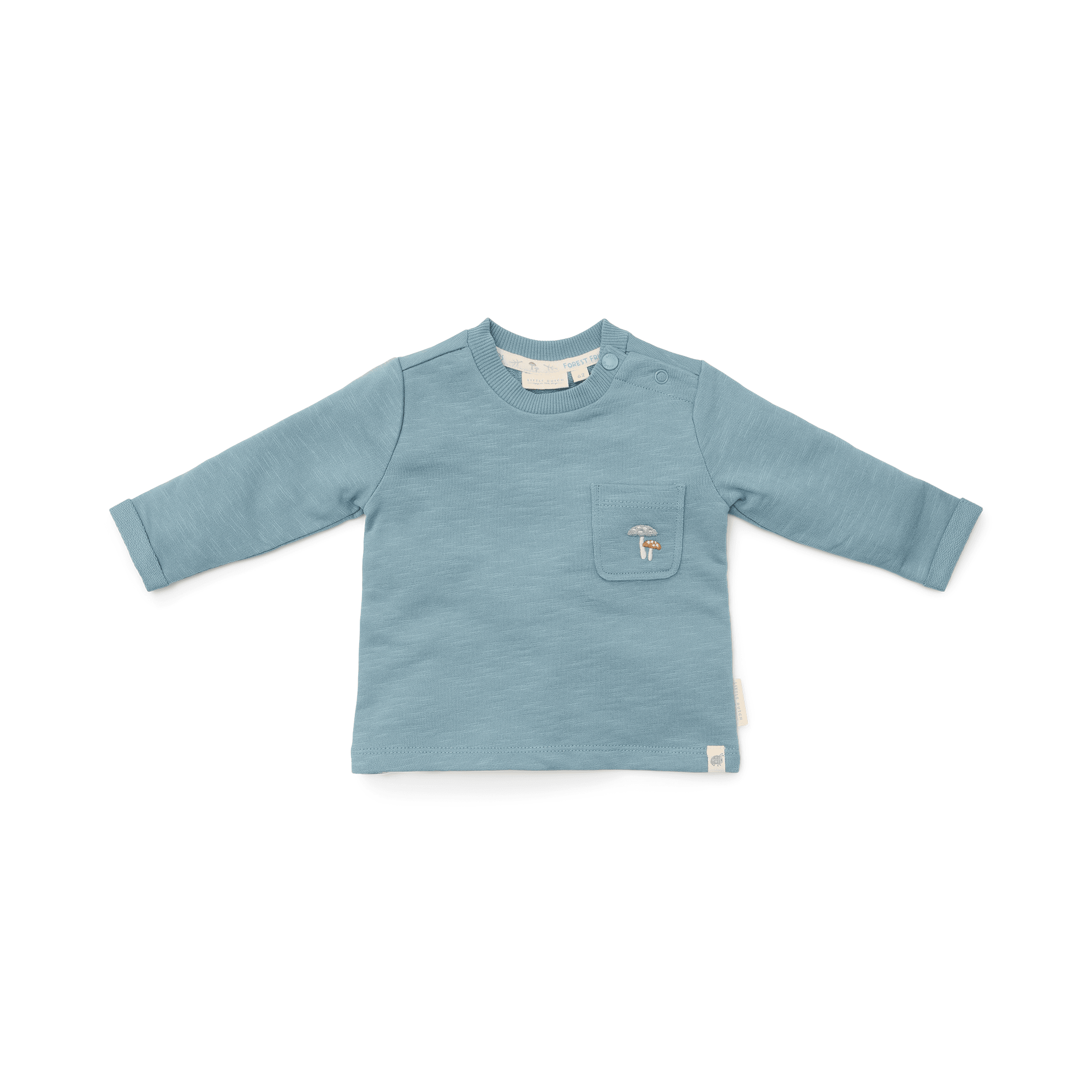 Langarmshirts, LITTLE DUTCH, Blau – Besonderheit: aus Baumwolle