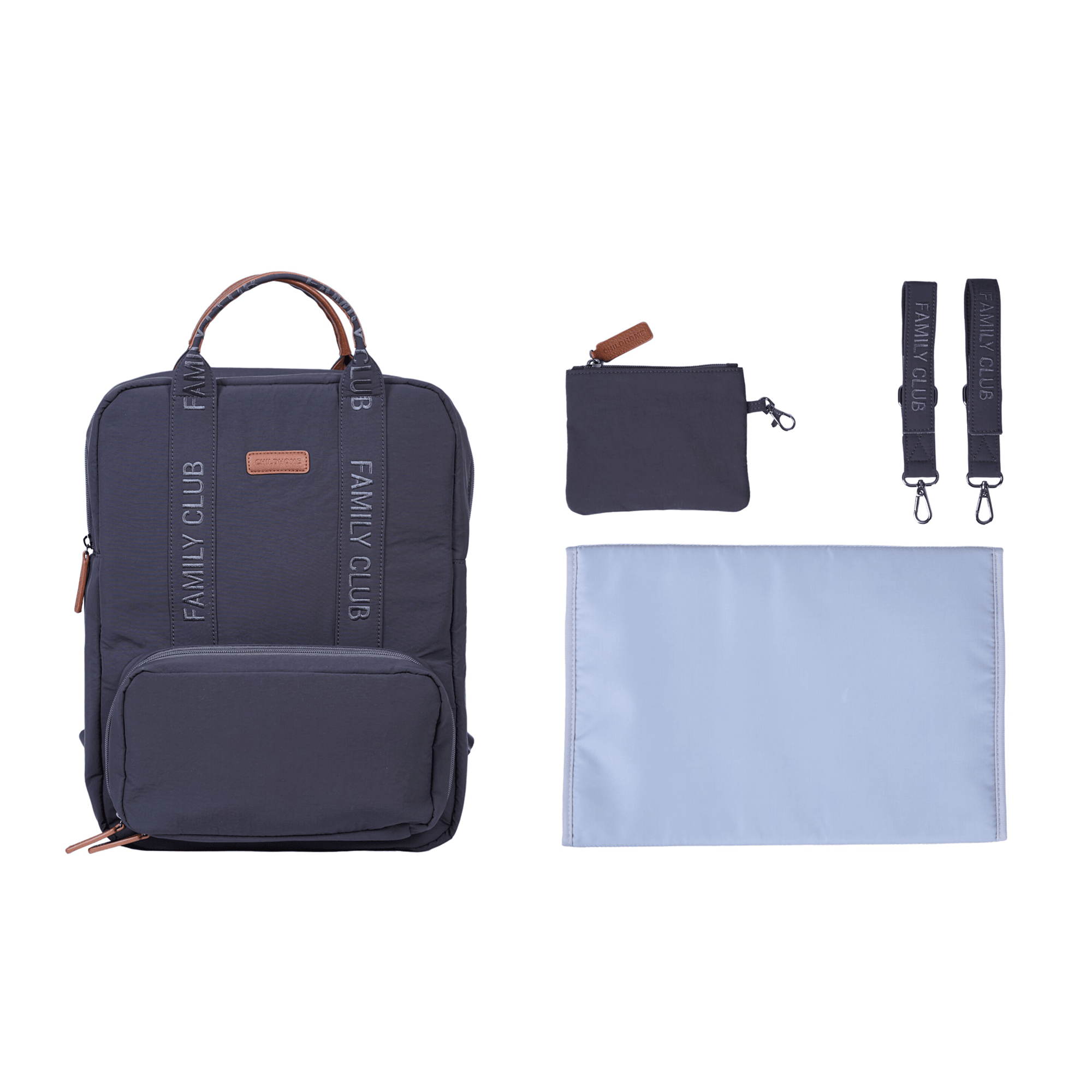 Wickelrucksäcke, CHILDHOME, Grau – Produktansicht