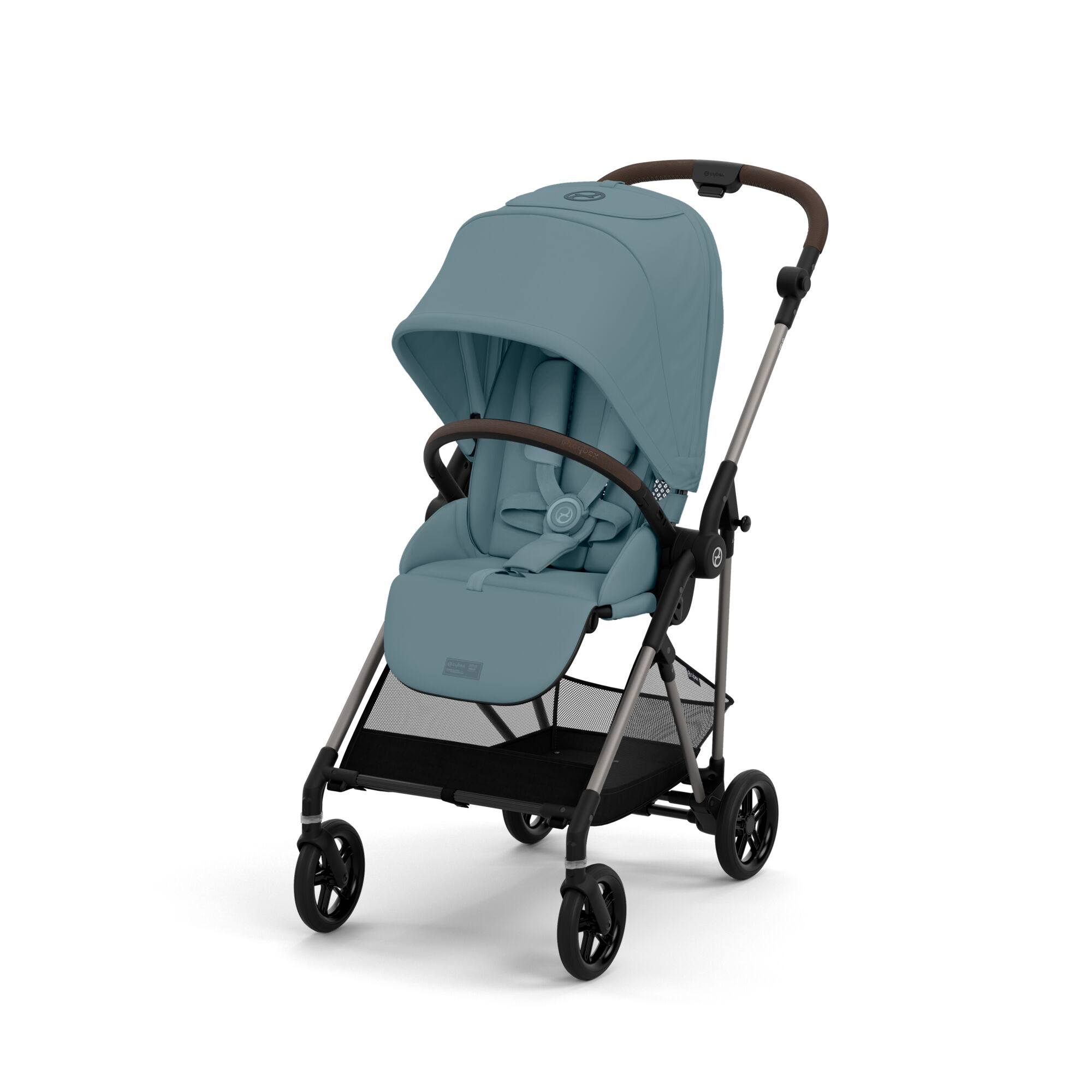 Kombi-Kinderwagen, cybex, Blau – Besonderheit: ultra leichter Stadtkinderwagen nutzbar ab Geburt bis ca. 3 Jahre (max. 15 kg)