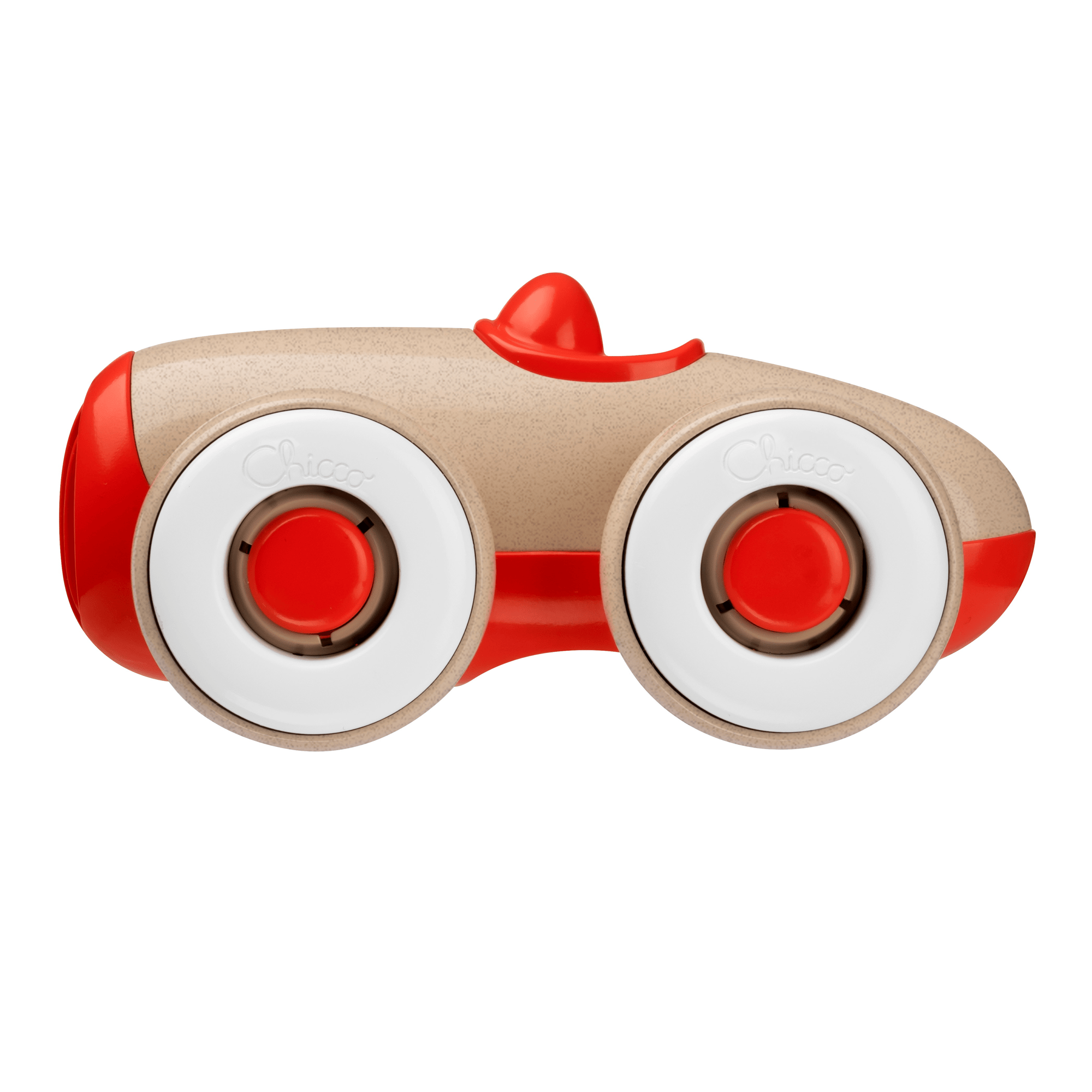 Spielzeugautos, chicco, Rot – Besonderheit: aus recyceltem Kunststoff & Holz-Basismaterial