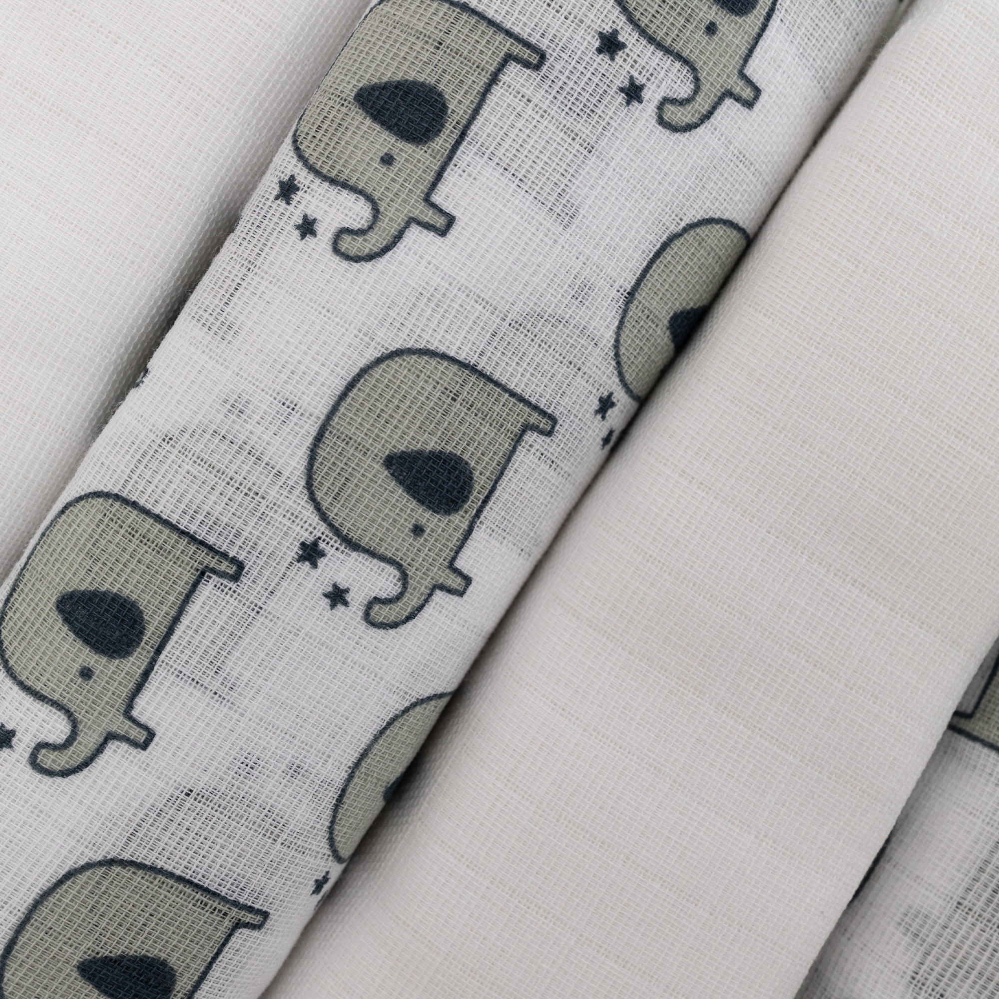 Spucktücher, LITTLE ONE, Grau – Produktansicht