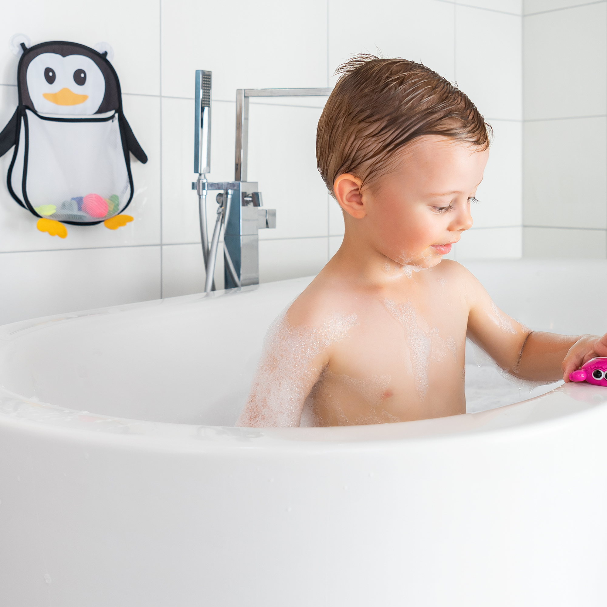 Wasserspielzeug, reer, Schwarz – Besonderheit: praktische Aufbewahrung von Badespielzeug 