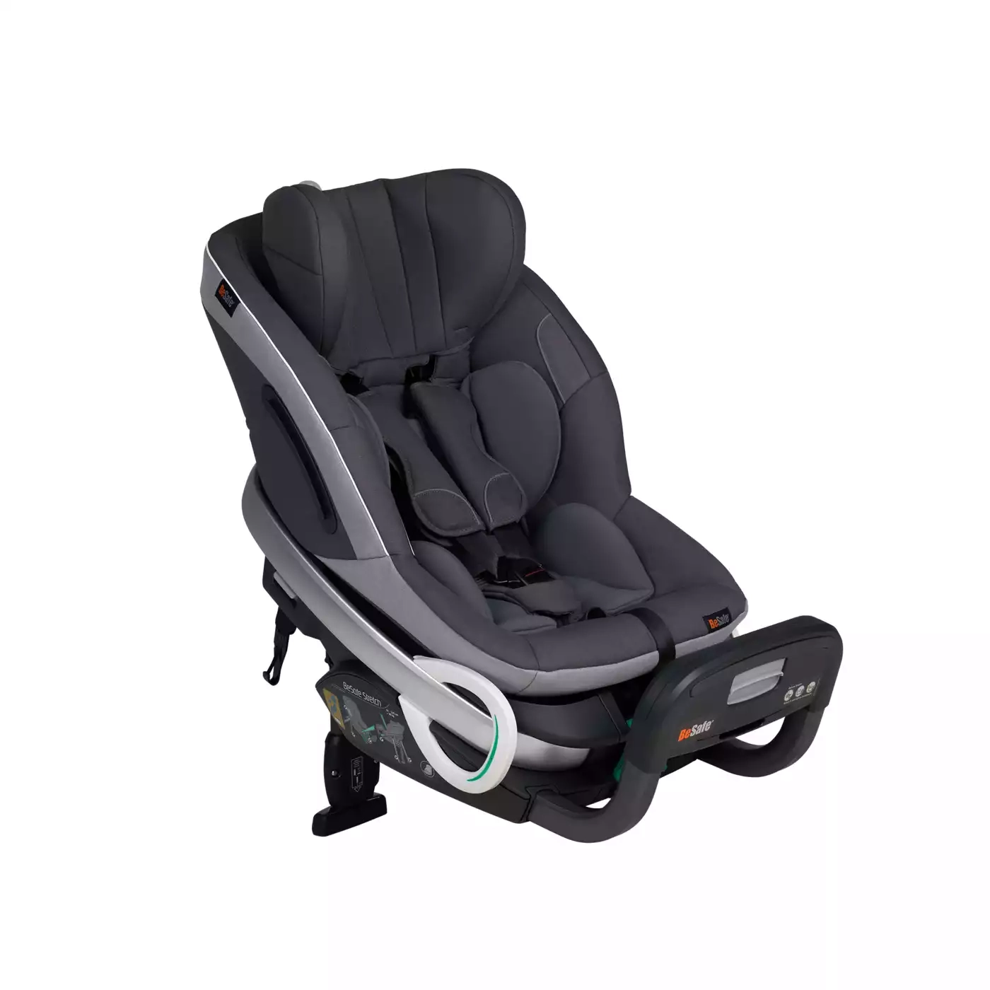 Kindersitze 9-36 kg, Gruppe 1/2/3, BeSafe, Grau – Besonderheit: Reboarder von BeSafe für ein Maximum an Sicherheit