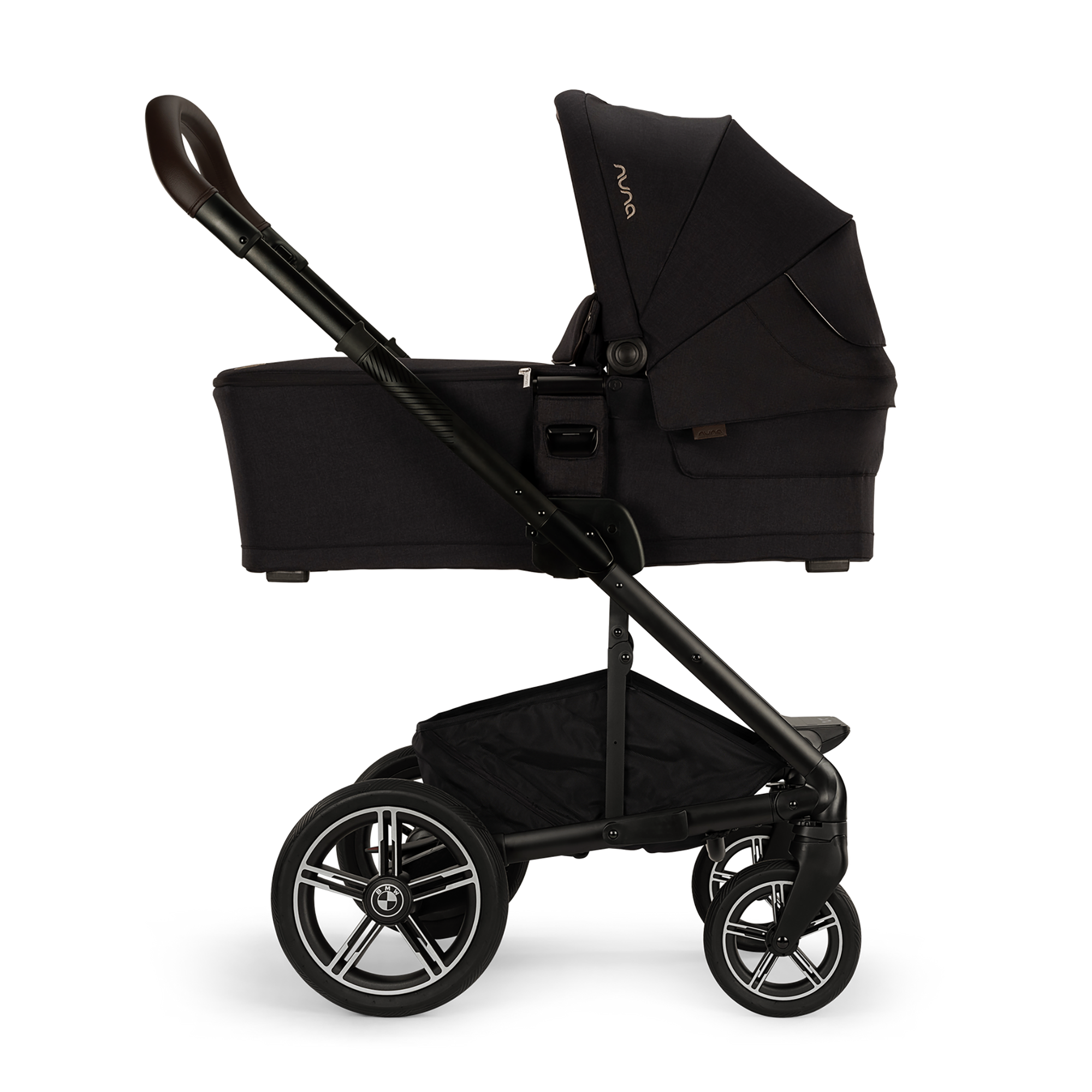 Kombi-Kinderwagen, nuna, Schwarz – Produktansicht
