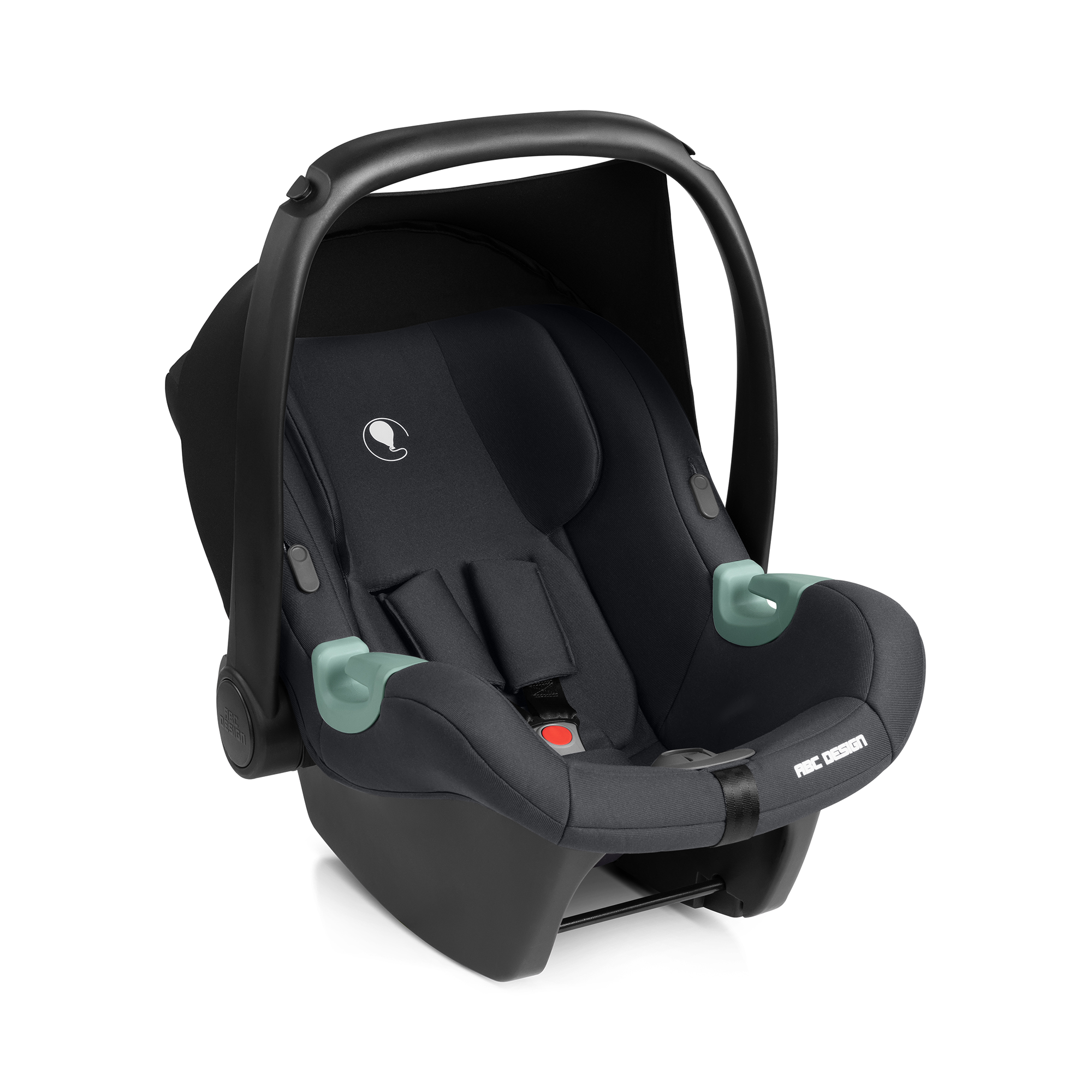Babyschalen 0-13 kg, Gruppe 0+, ABC DESIGN, Schwarz – Produktansicht