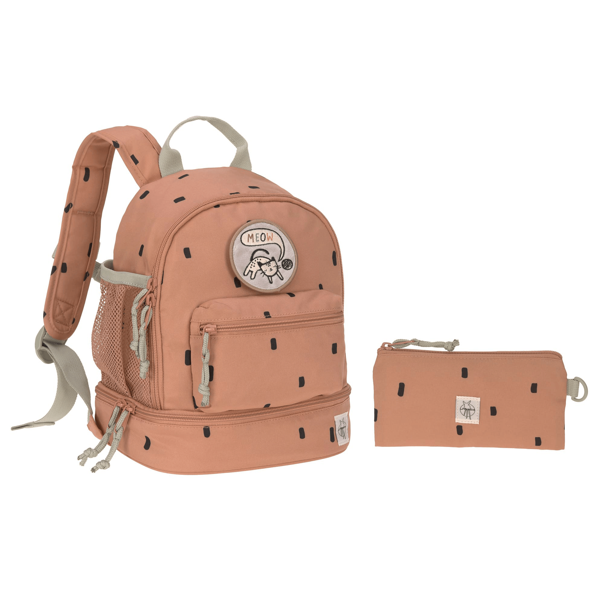 Kinderrucksäcke, LÄSSIG, Beige – Produktansicht