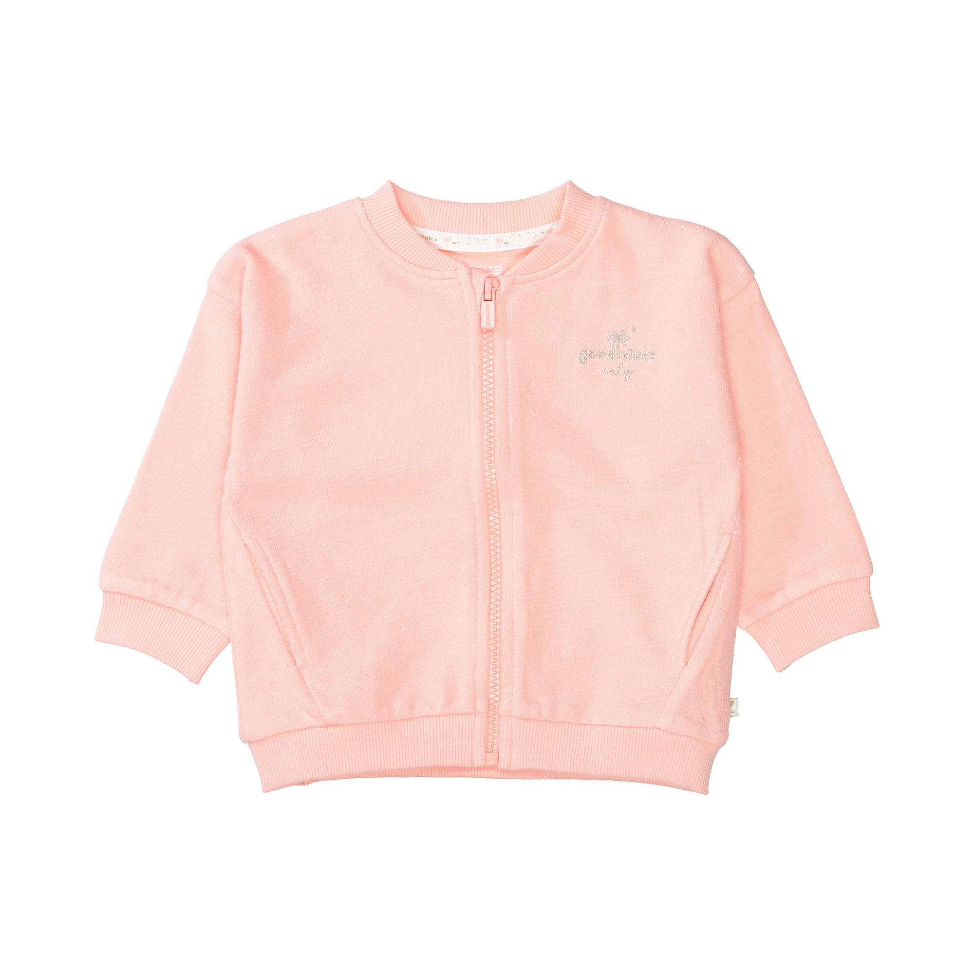 Sweat-, Fleece- & Strickjacken, STACCATO, Orange – Besonderheit: aus 100% Baumwolle