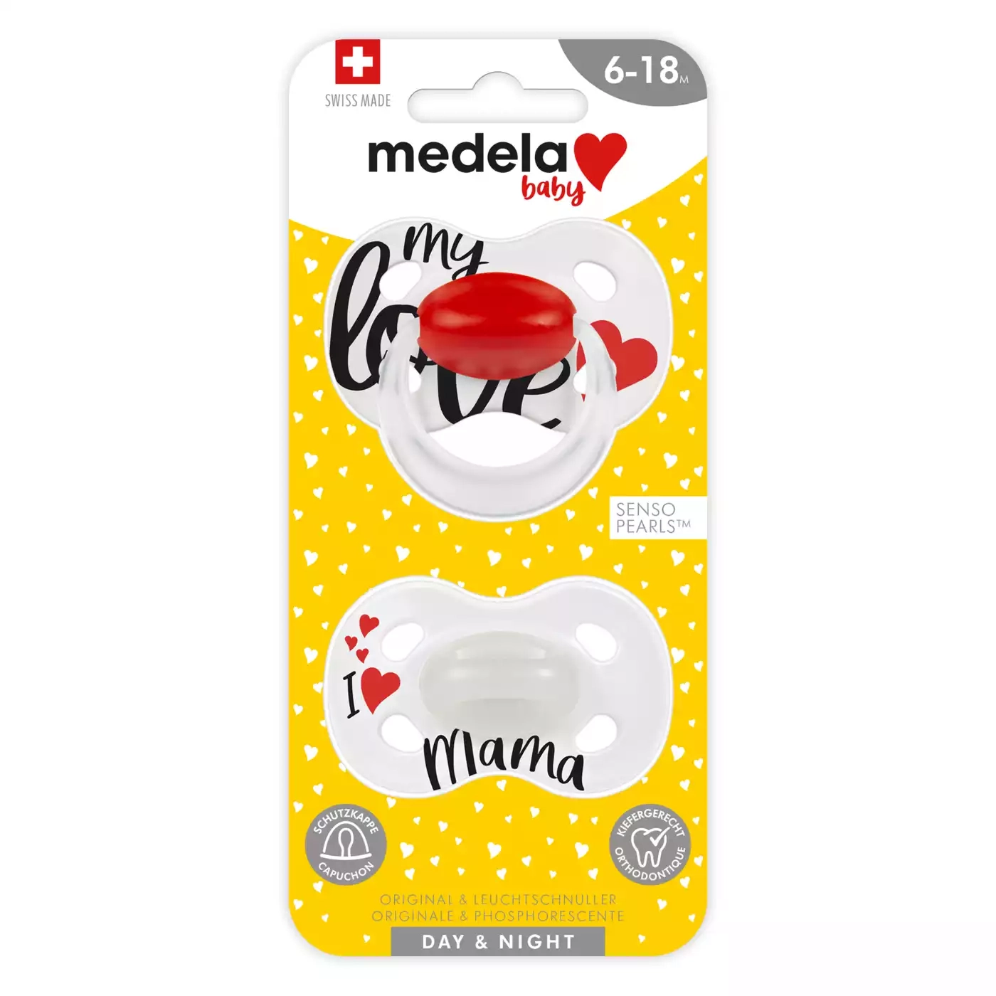 Schnuller, medela baby, Weiß – Produktansicht