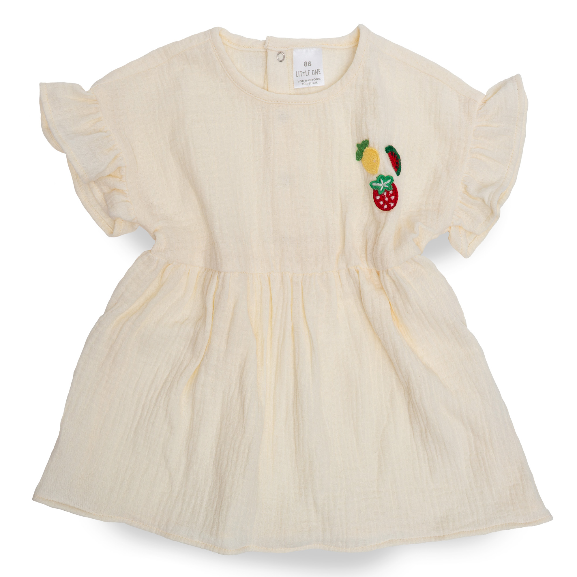 Kurzarmshirts, LITTLE ONE, Beige – Besonderheit: aus 100% Baumwolle