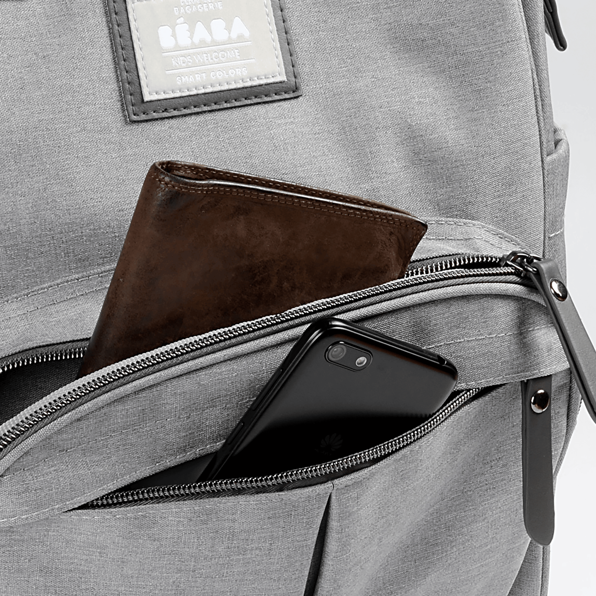 Wickeltaschen, BÈABA, Grau – Produktansicht