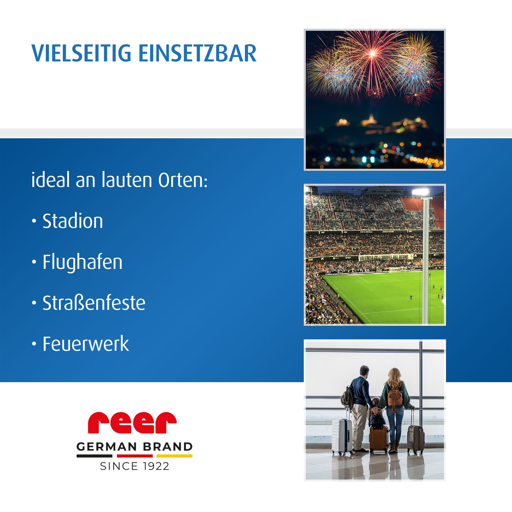Gehörschutz, reer, Grau – Produktansicht