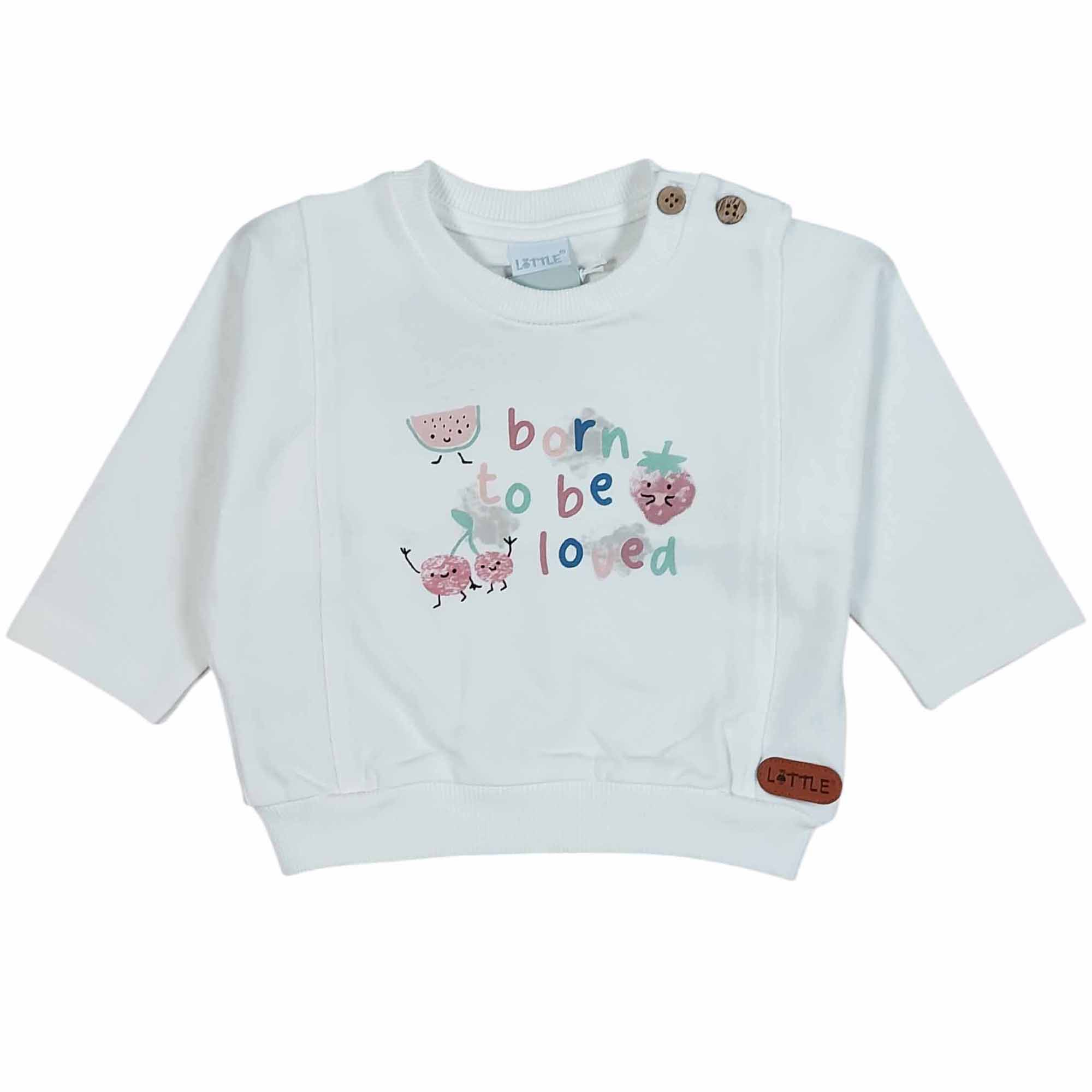 Pullover & Sweatshirts, LITTLE, Weiß – Produktansicht