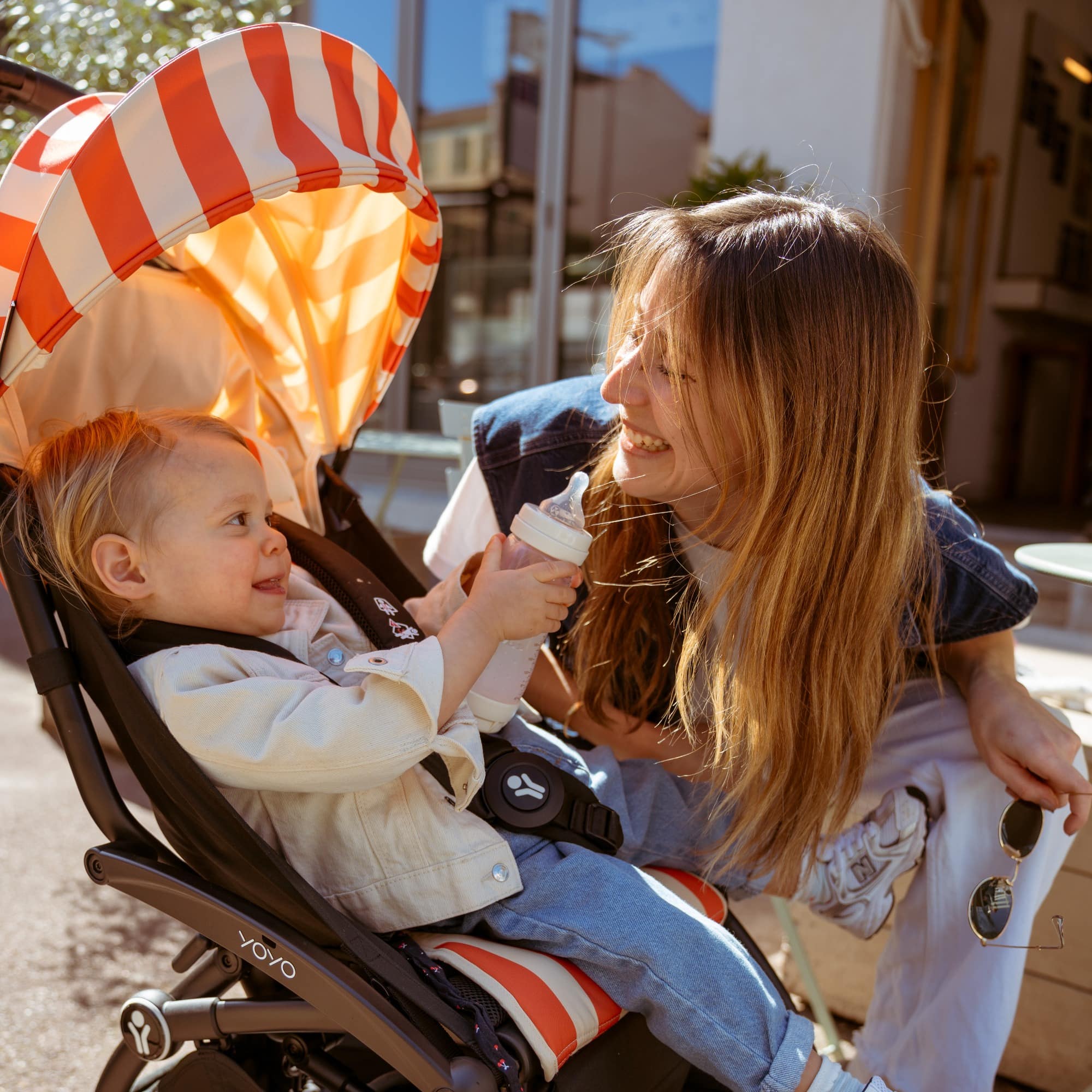 Sportsitze, STOKKE, Orange – Besonderheit: kompatibel mit dem YOYO³ Gestell
