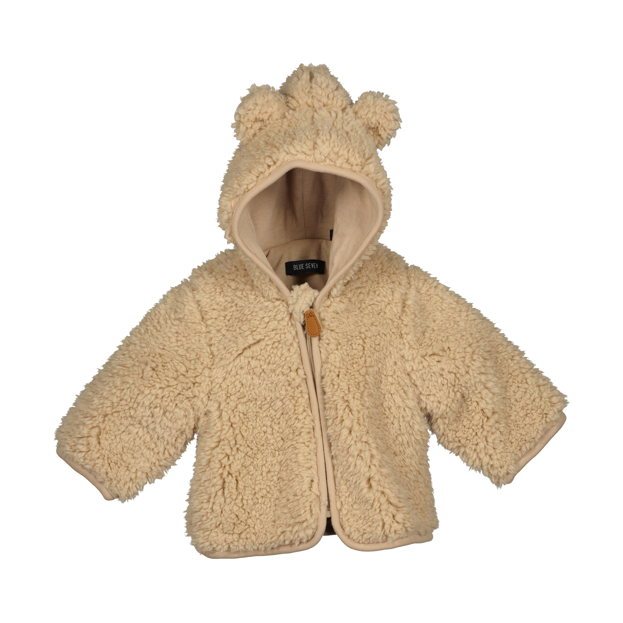 Jacken, blue seven, Braun – Besonderheit: aus weichem Teddyfleece
