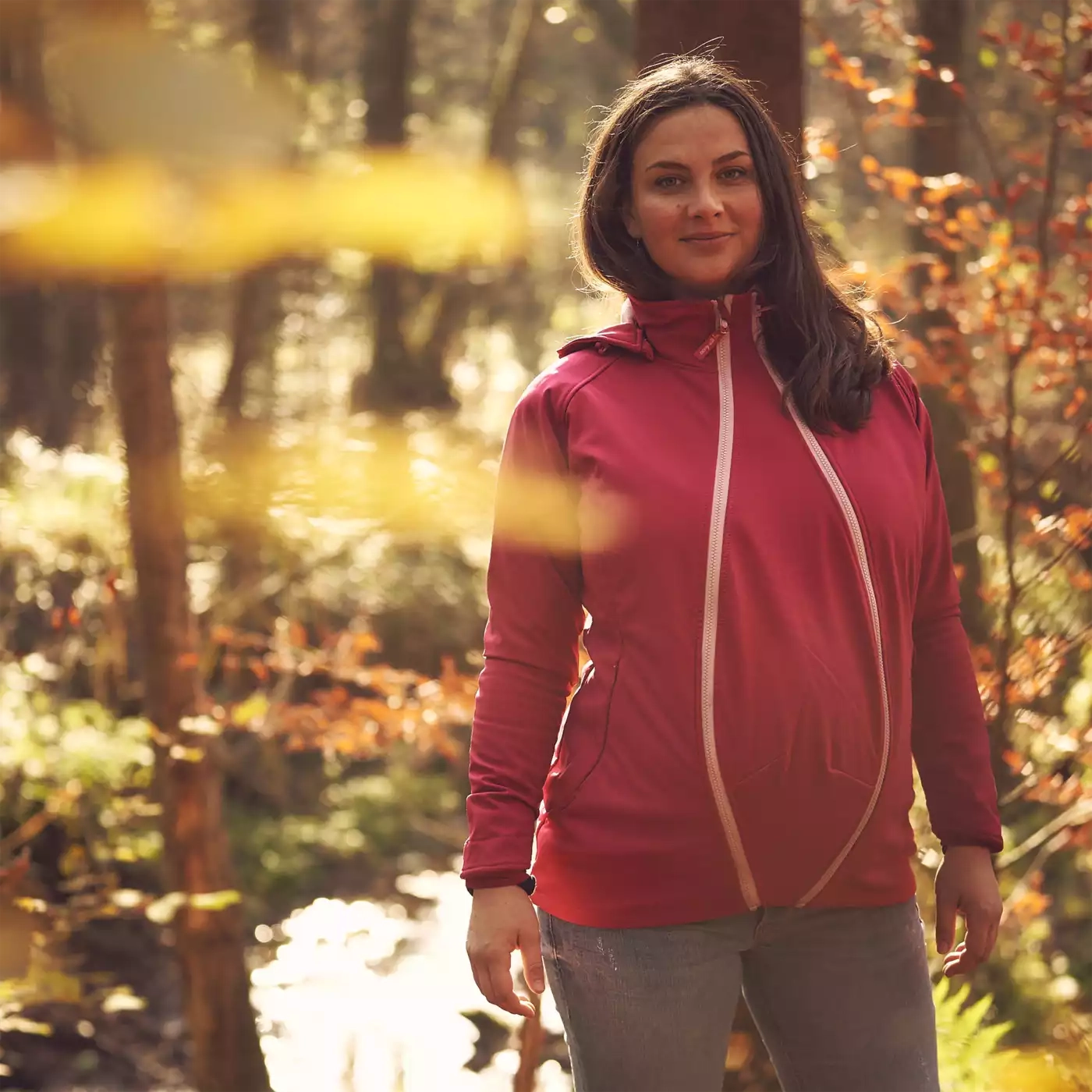 Tragejacken, mamalila, Lila – Produktansicht