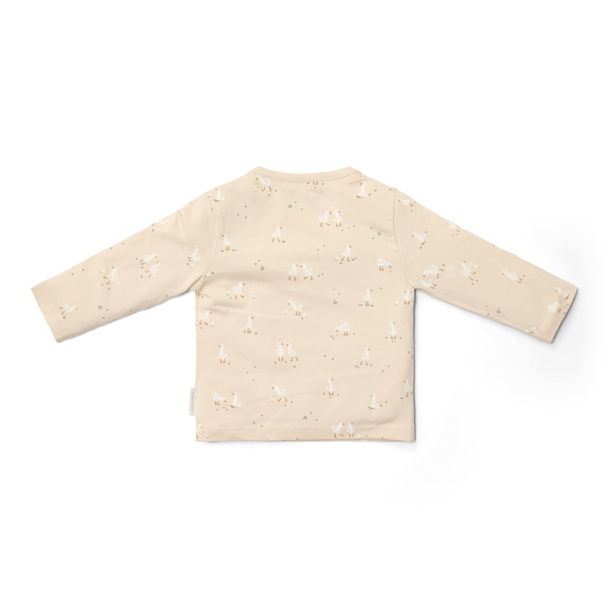 Langarmshirts, LITTLE DUTCH, Beige – Besonderheit: aus hochwertigem Bio-Baumwoll-Mix