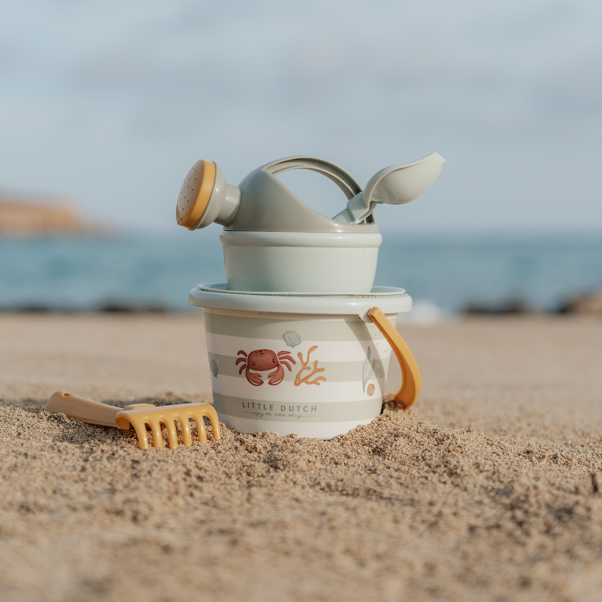 Sandspielzeug, LITTLE DUTCH, Grün – Produktansicht