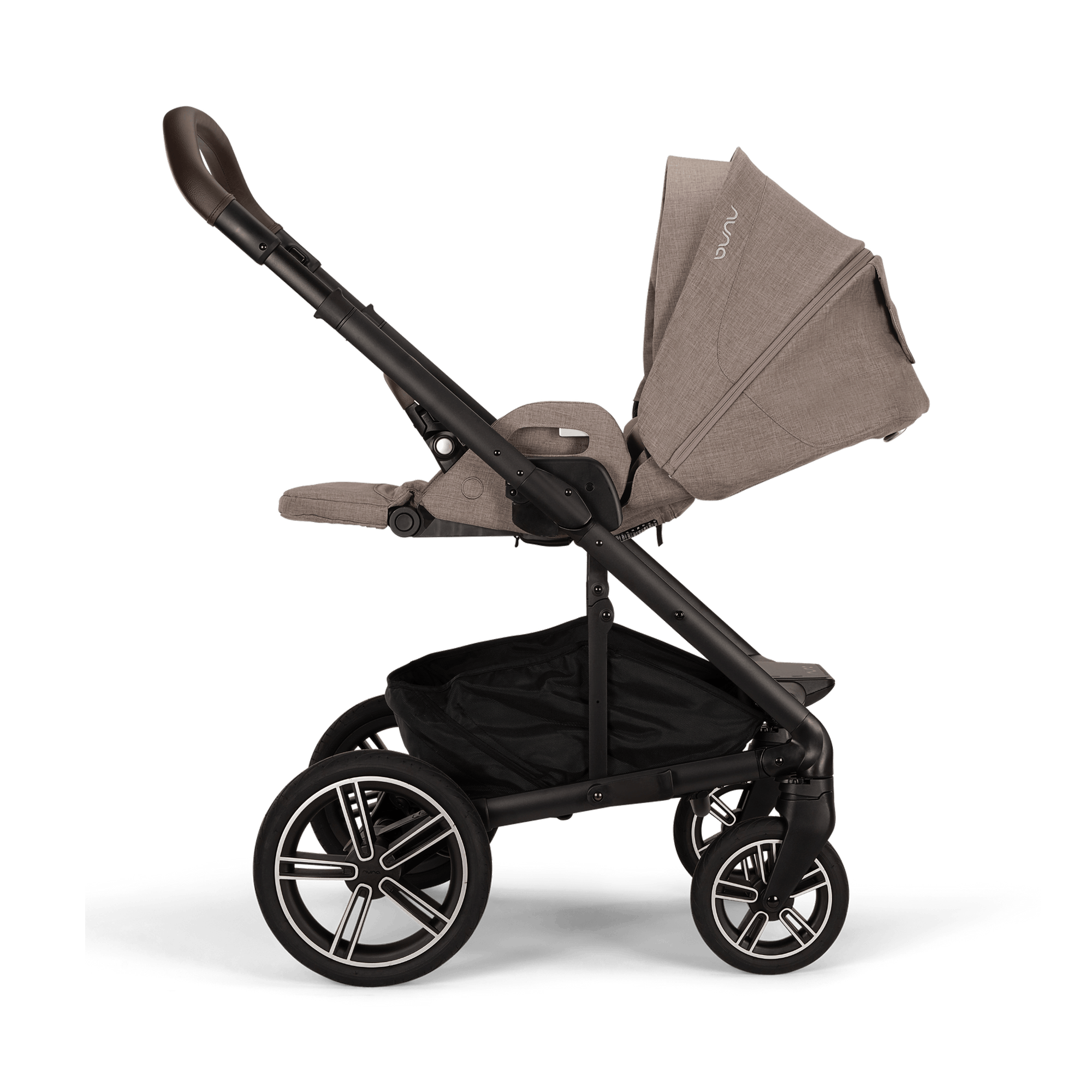 Kombi-Kinderwagen, nuna, Braun – Produktansicht