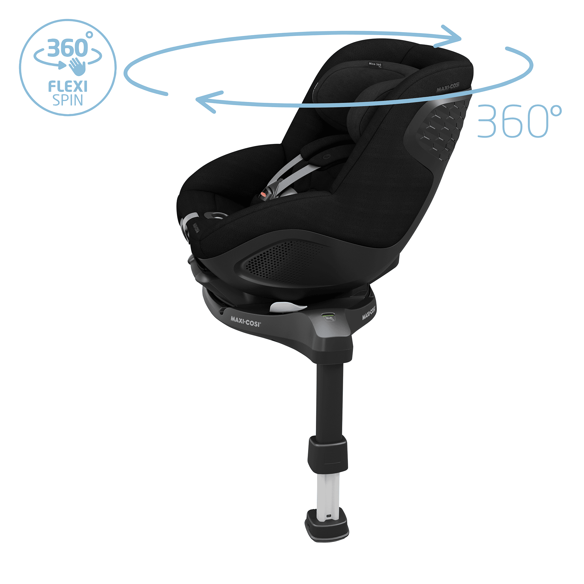 Reboarder 0-18 kg, Gruppe 0+/1, MAXI-COSI Premium, Schwarz – Produktansicht