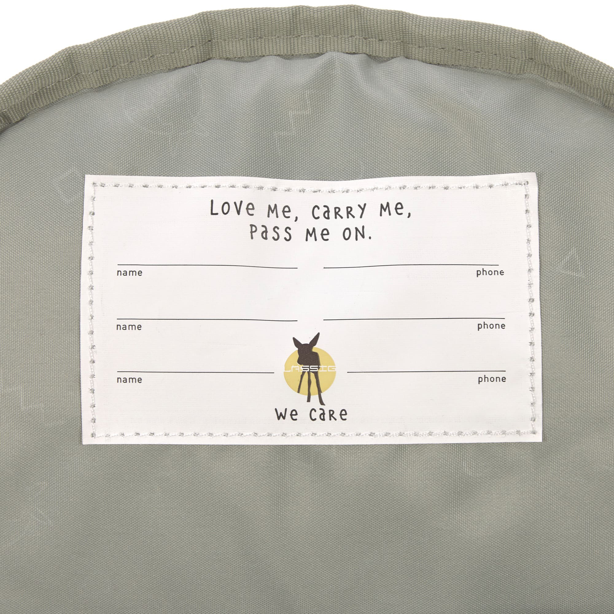 Kinderrucksäcke, LÄSSIG, Beige – Produktansicht