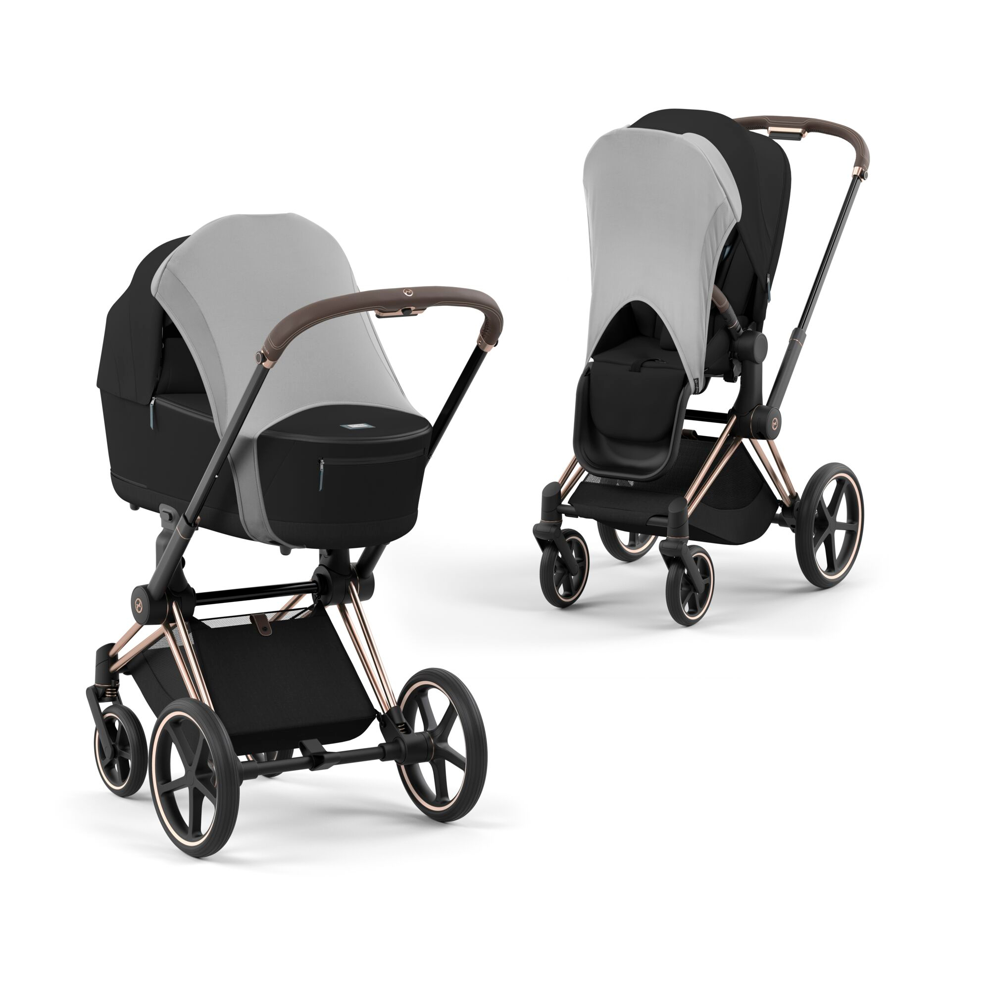 Sonnen- & Insektenschutz Kinderwagen, cybex PLATINUM, Grau – Produktansicht
